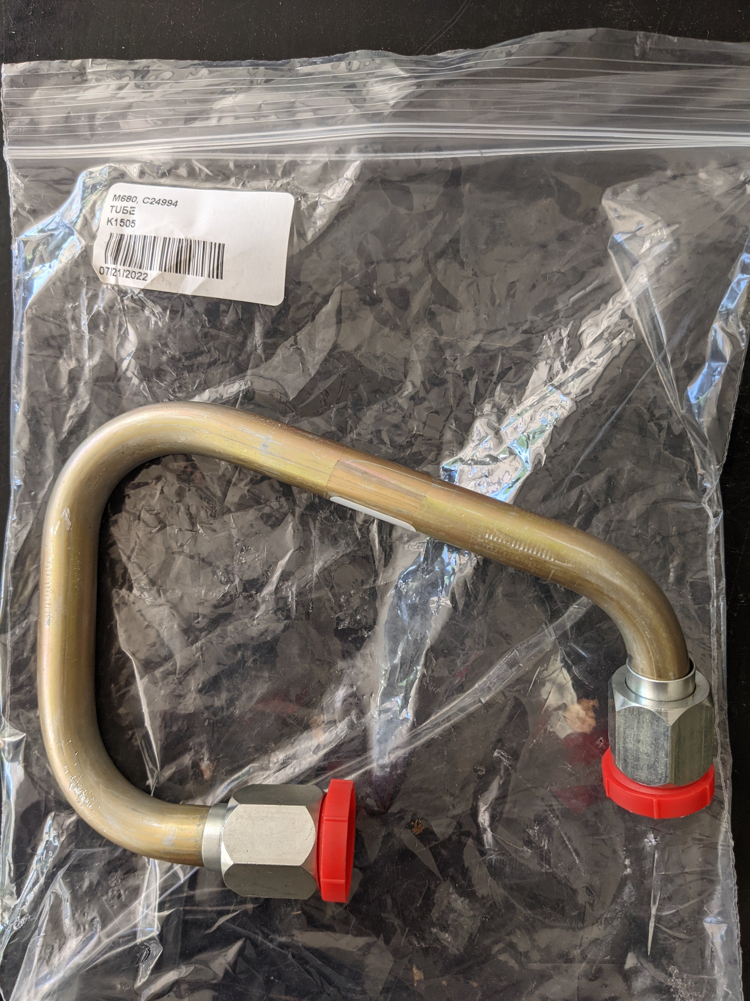 C24994 TUBE - HOLDING VALVE TO TRAVEL