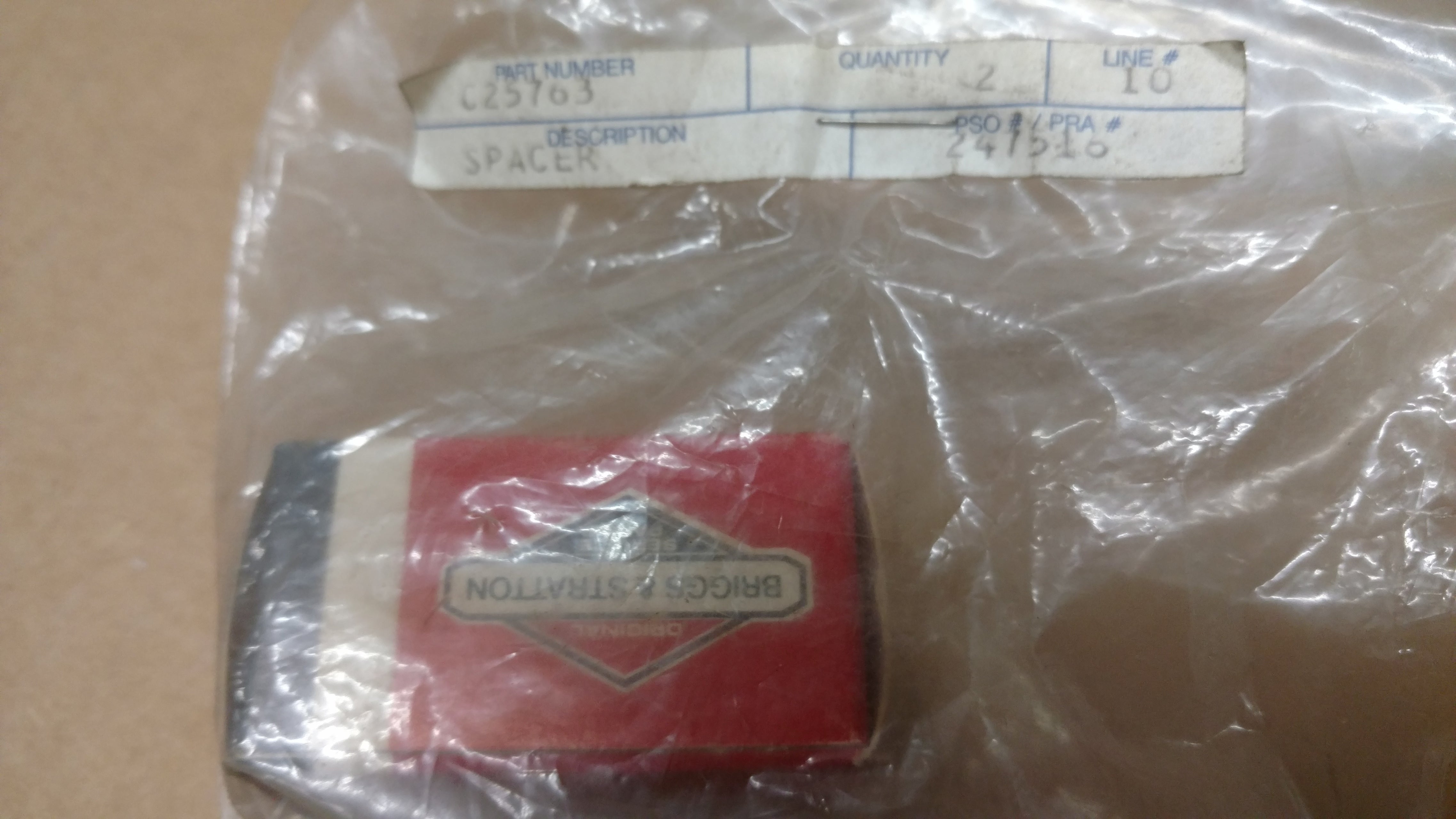 C25763 SPACER B&S 231039