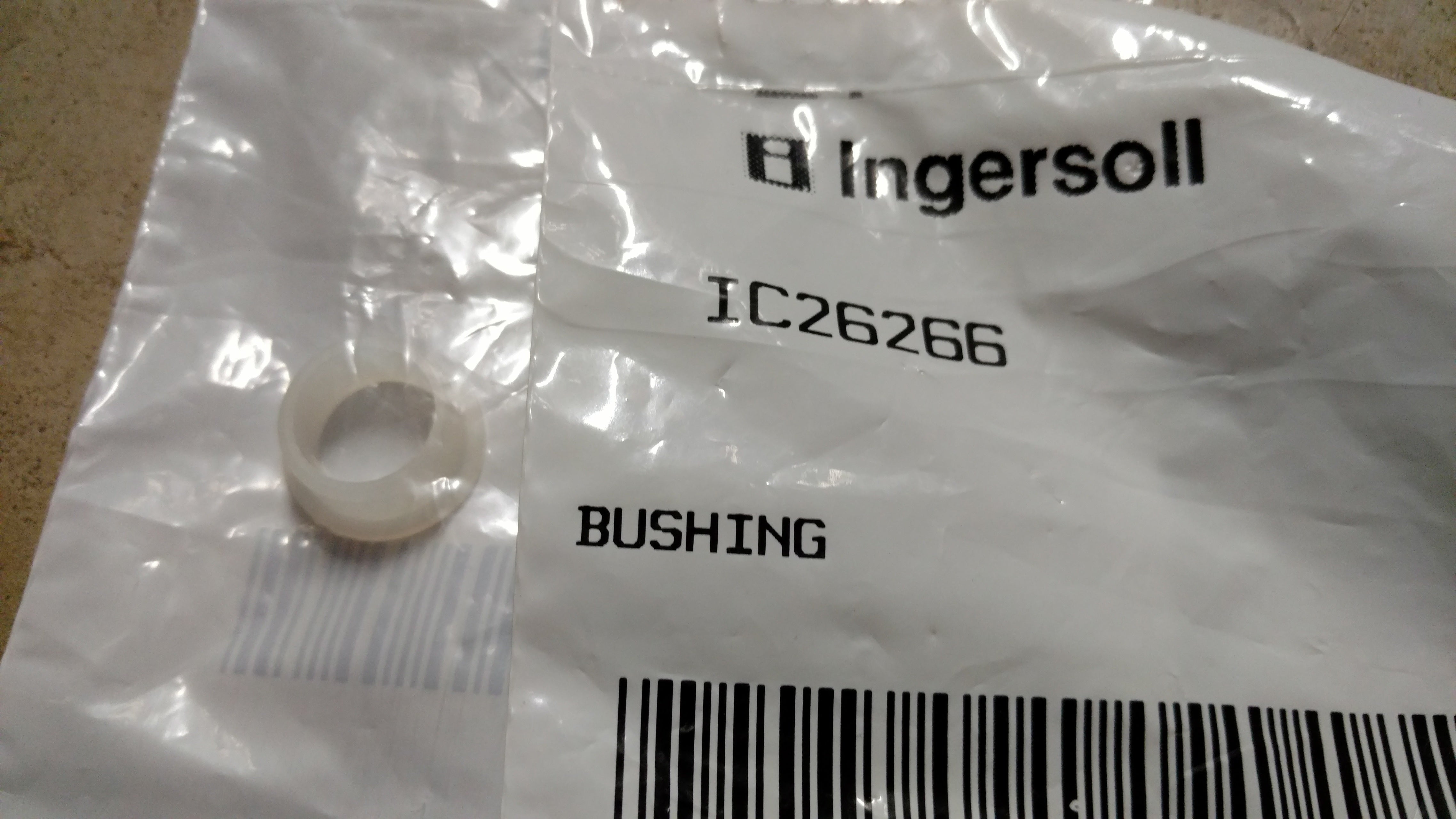 C26266 BUSHING .50x.75 FLANGE NYLON C12127