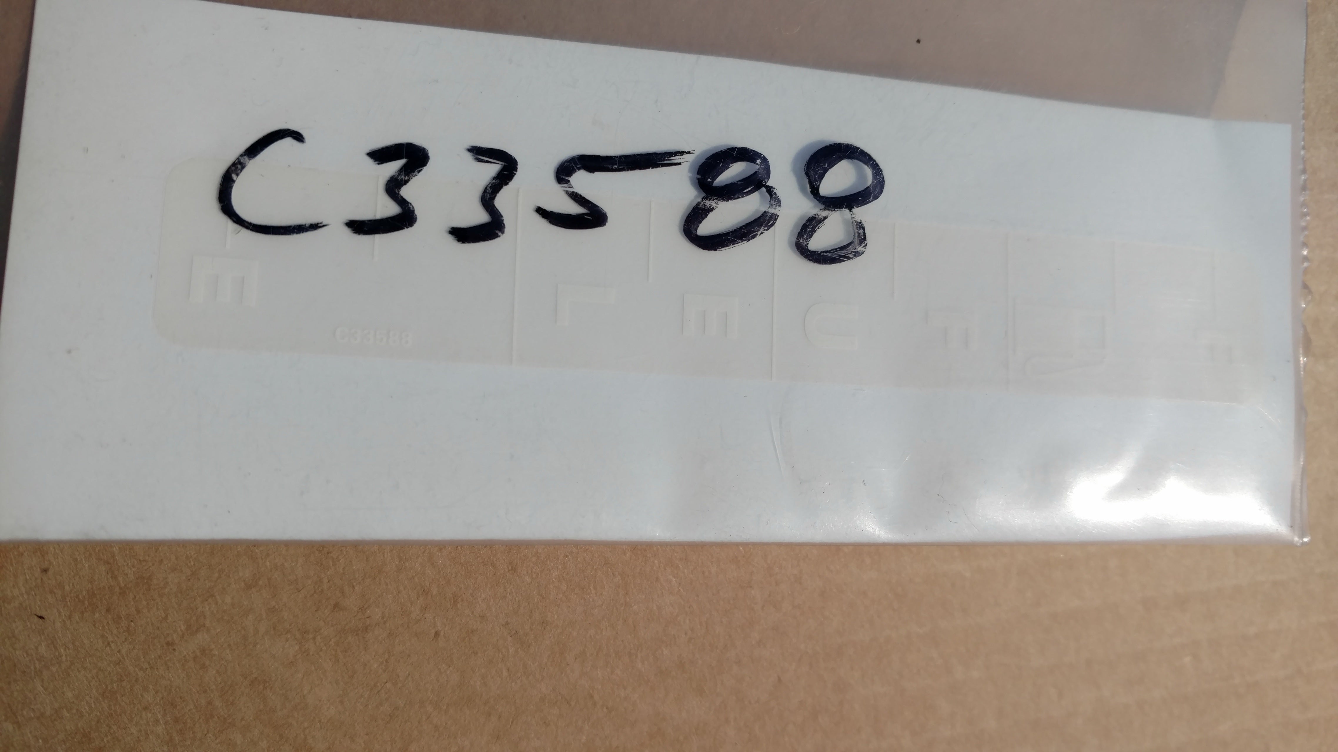 C26699 USE C33588 DECAL FUEL LEVEL