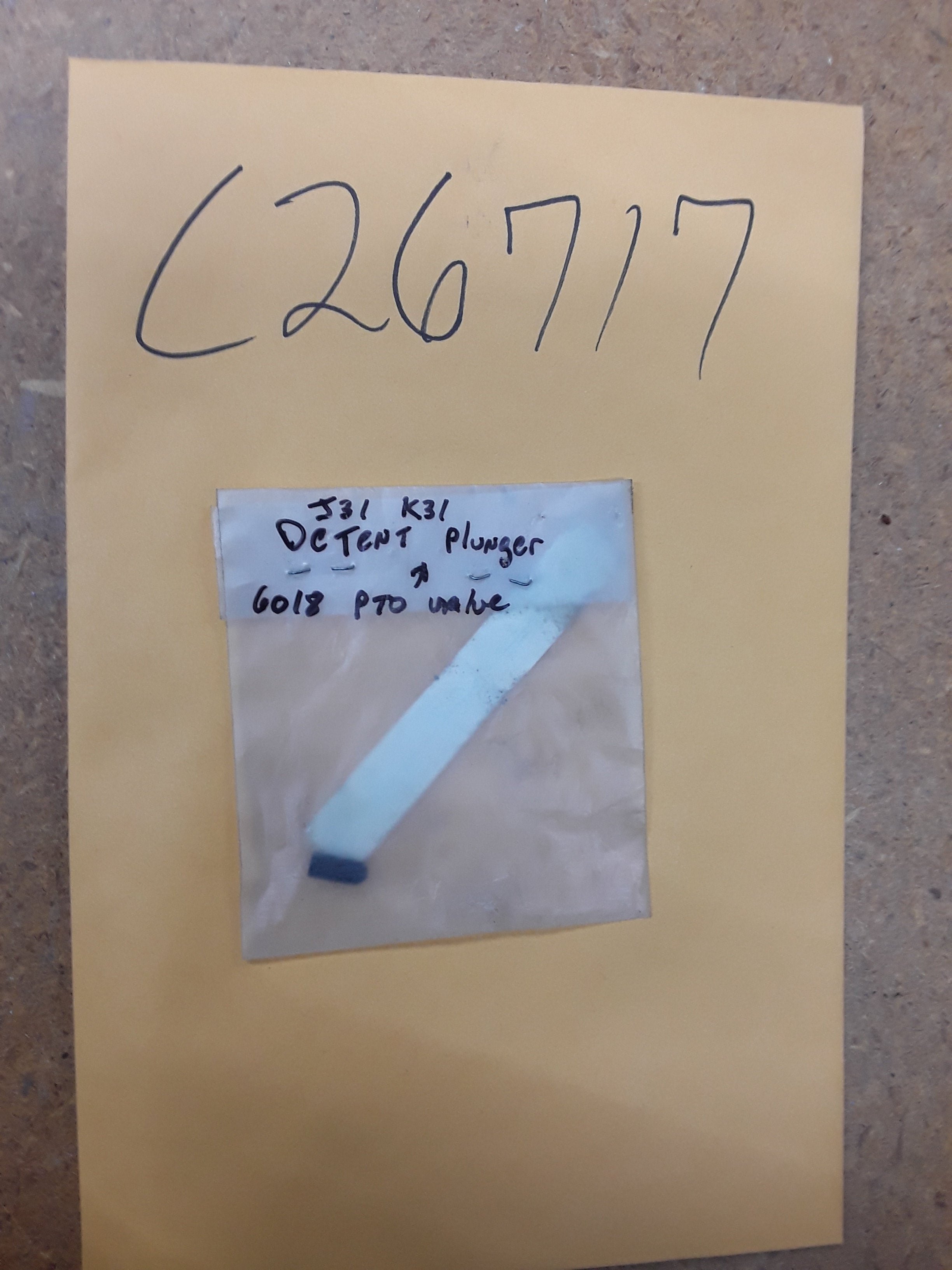 C26717 PLUNGER DETENT
