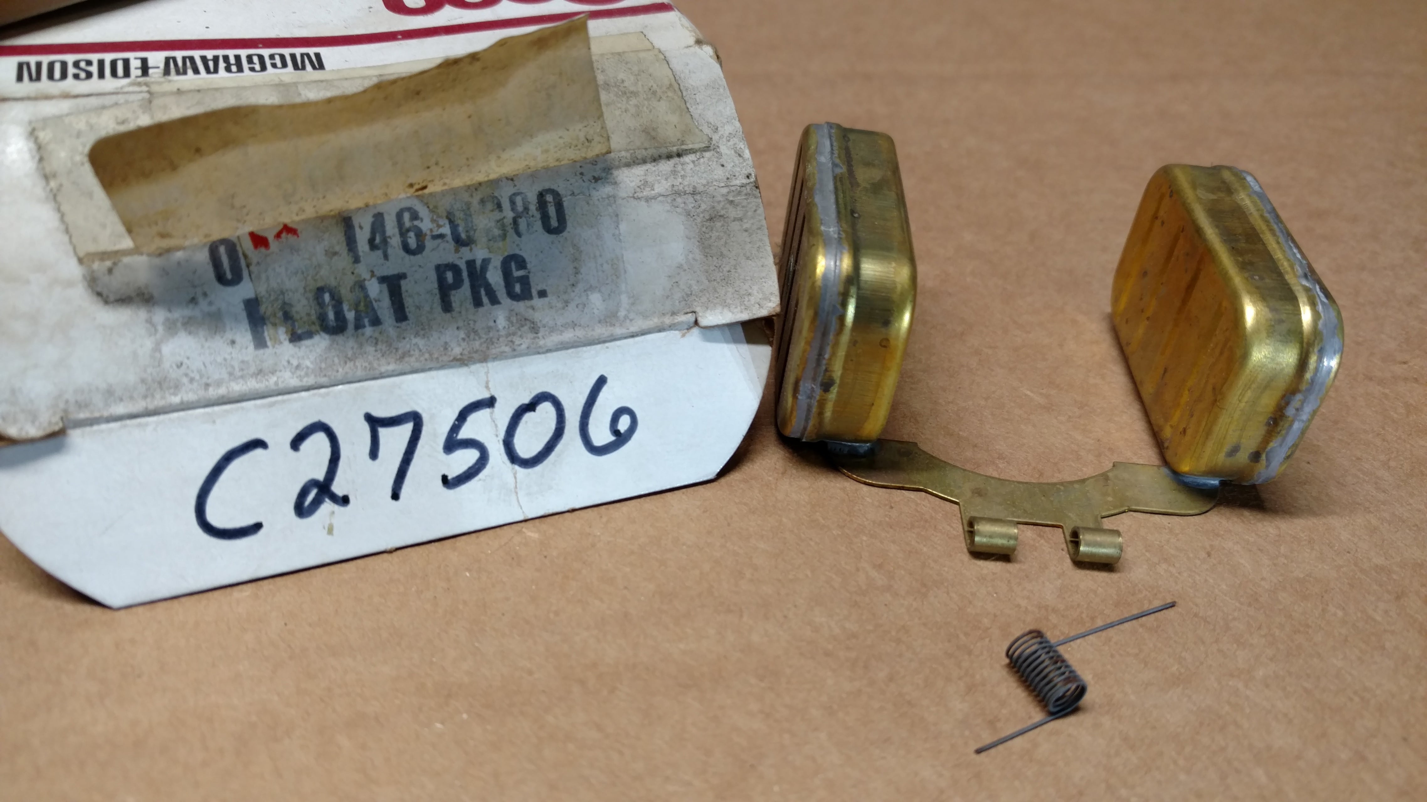 C27506 FLOAT ONAN 146-0380 ZENITH