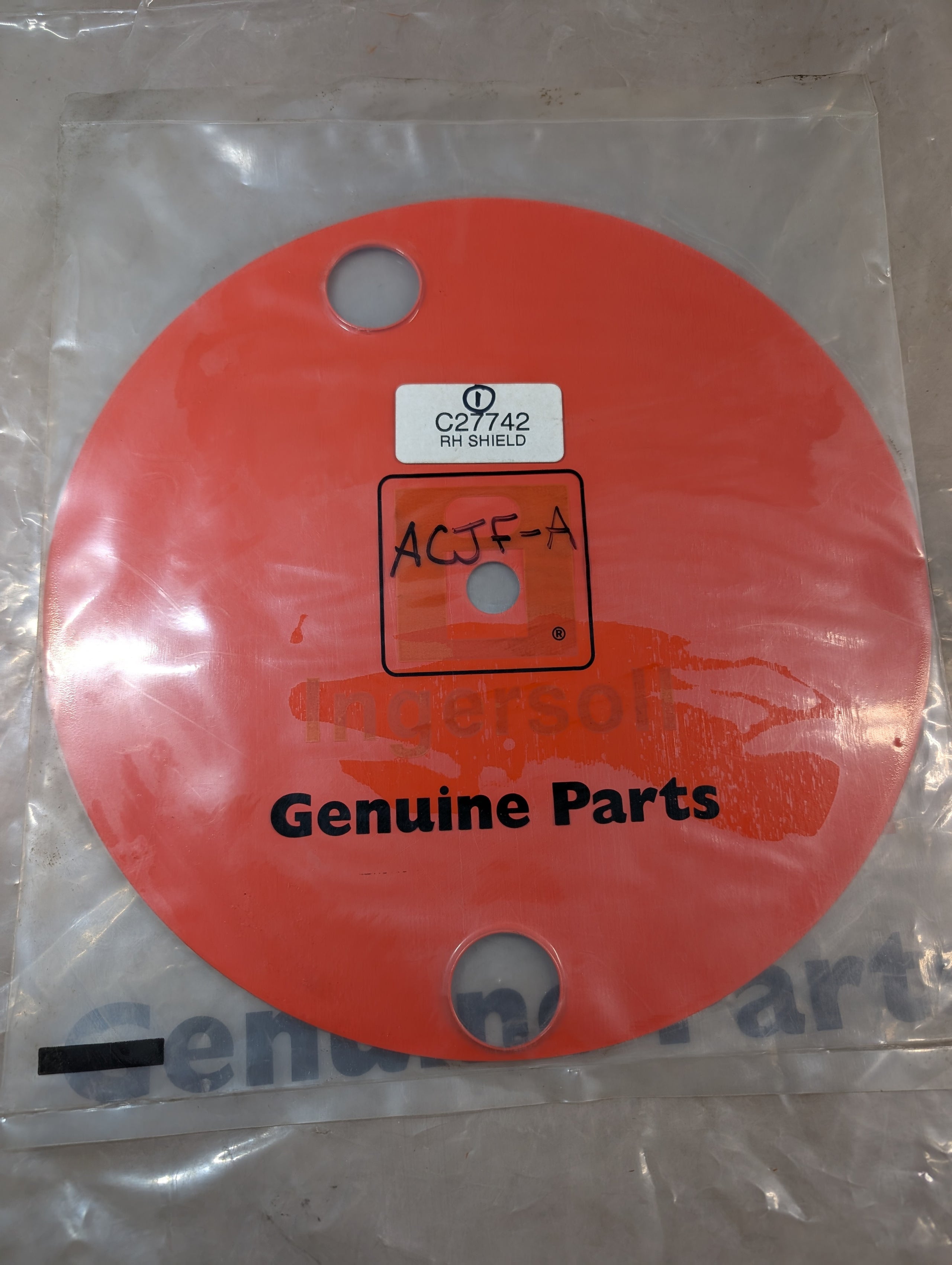 C27742 SHIELD - SWEEPER (RH WHEEL) C49332