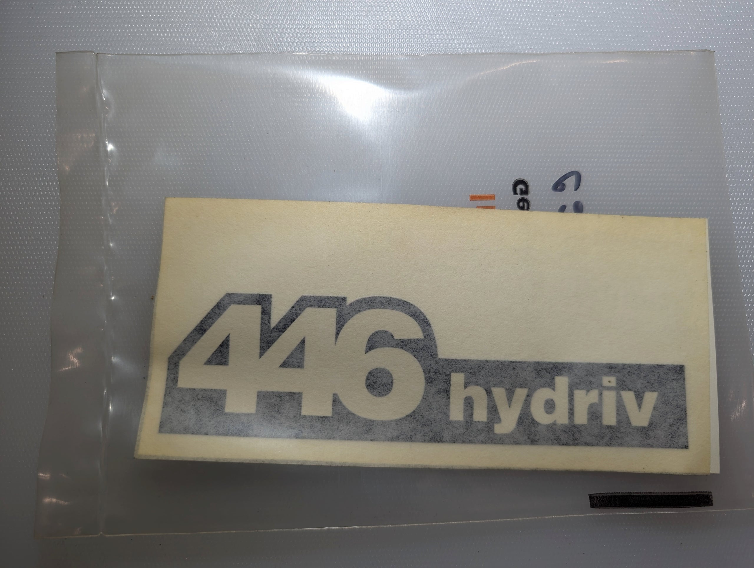 C27919 DECAL - HOOD LH 446