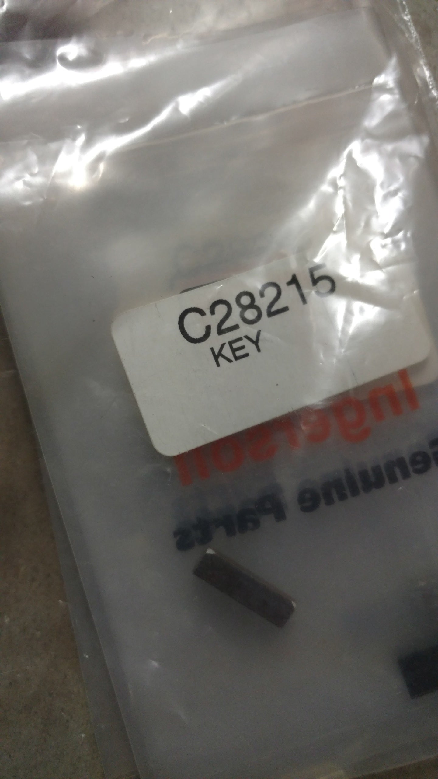 C28215 ( replaces G9021118 ) KEY SQ 3/16 X 5/8 IMPELLER