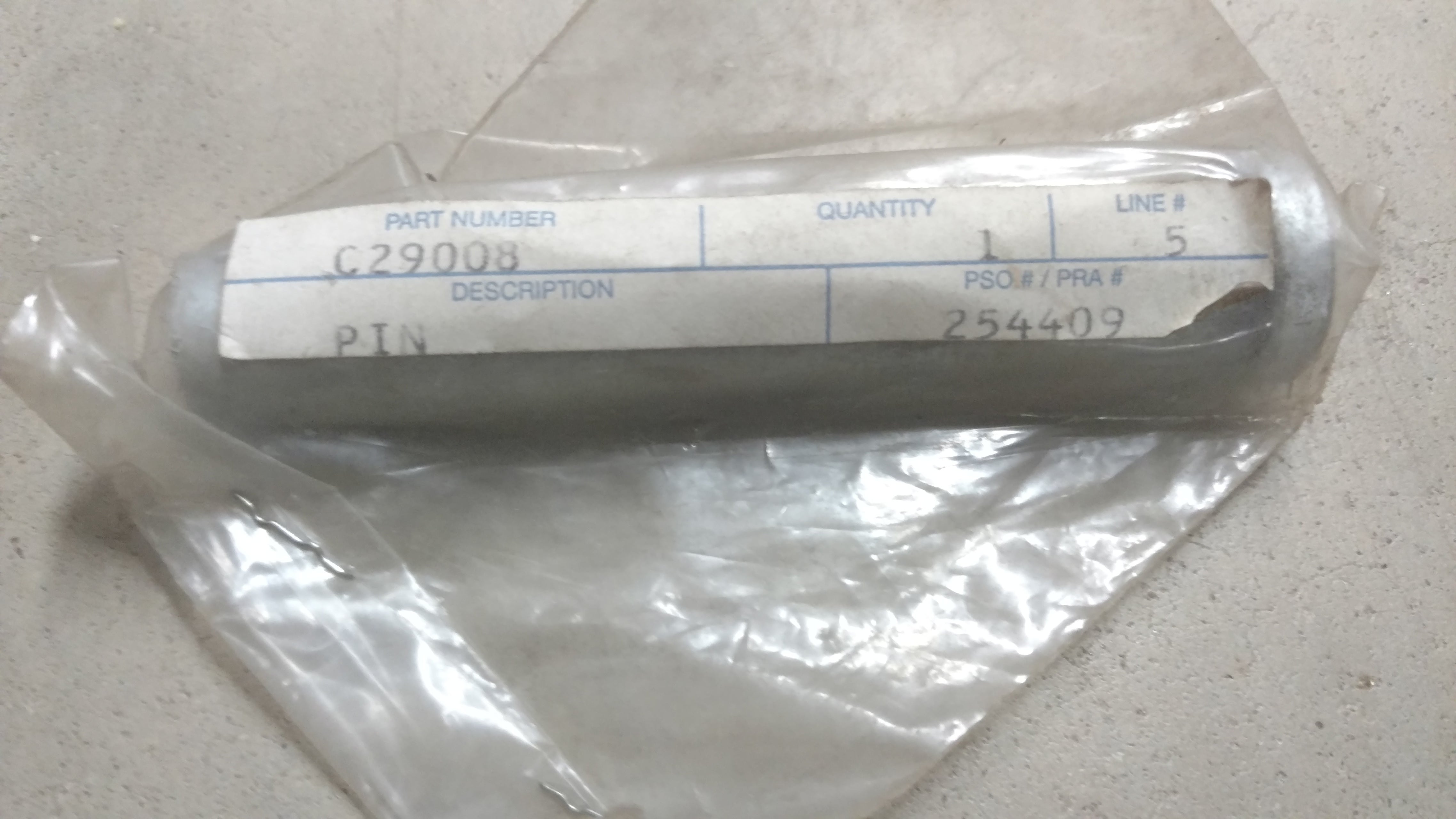 C29008 PIN - STAB
