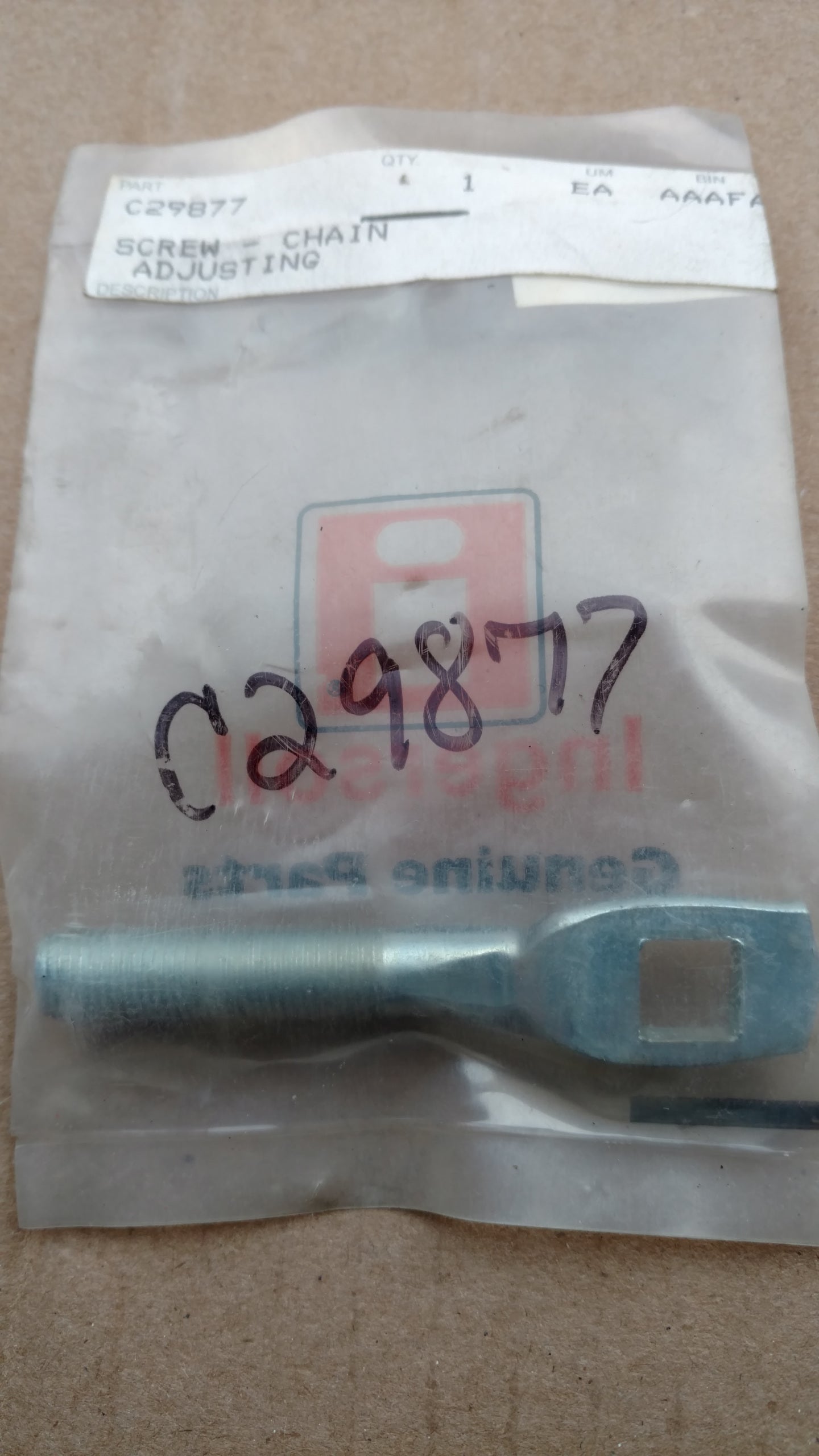 C29877 SCREW - CHAIN ADJUSTING SB38 SB38G SB48 C26498 C27500