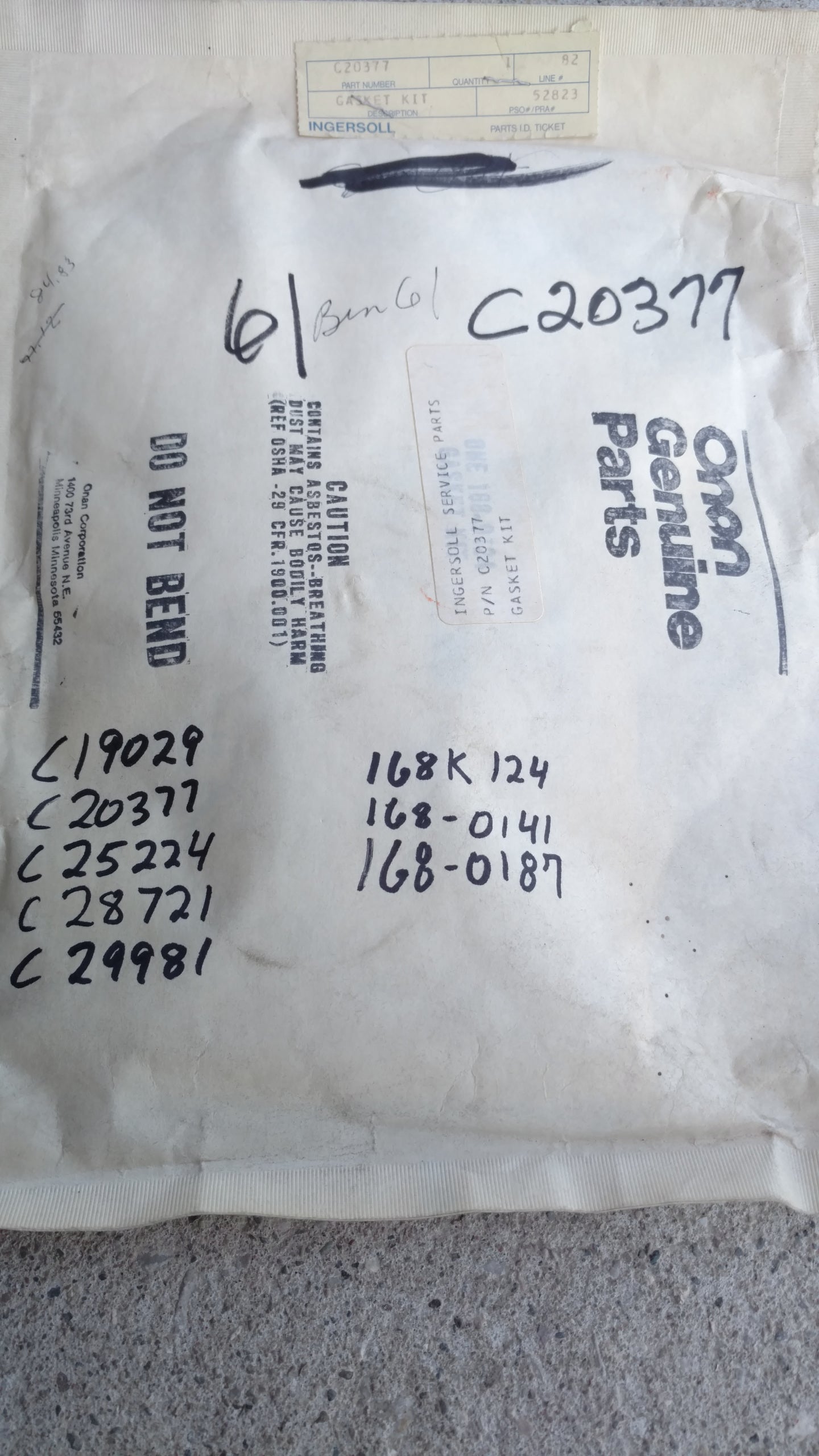 C29981 GASKET KIT - 446; 4020PS