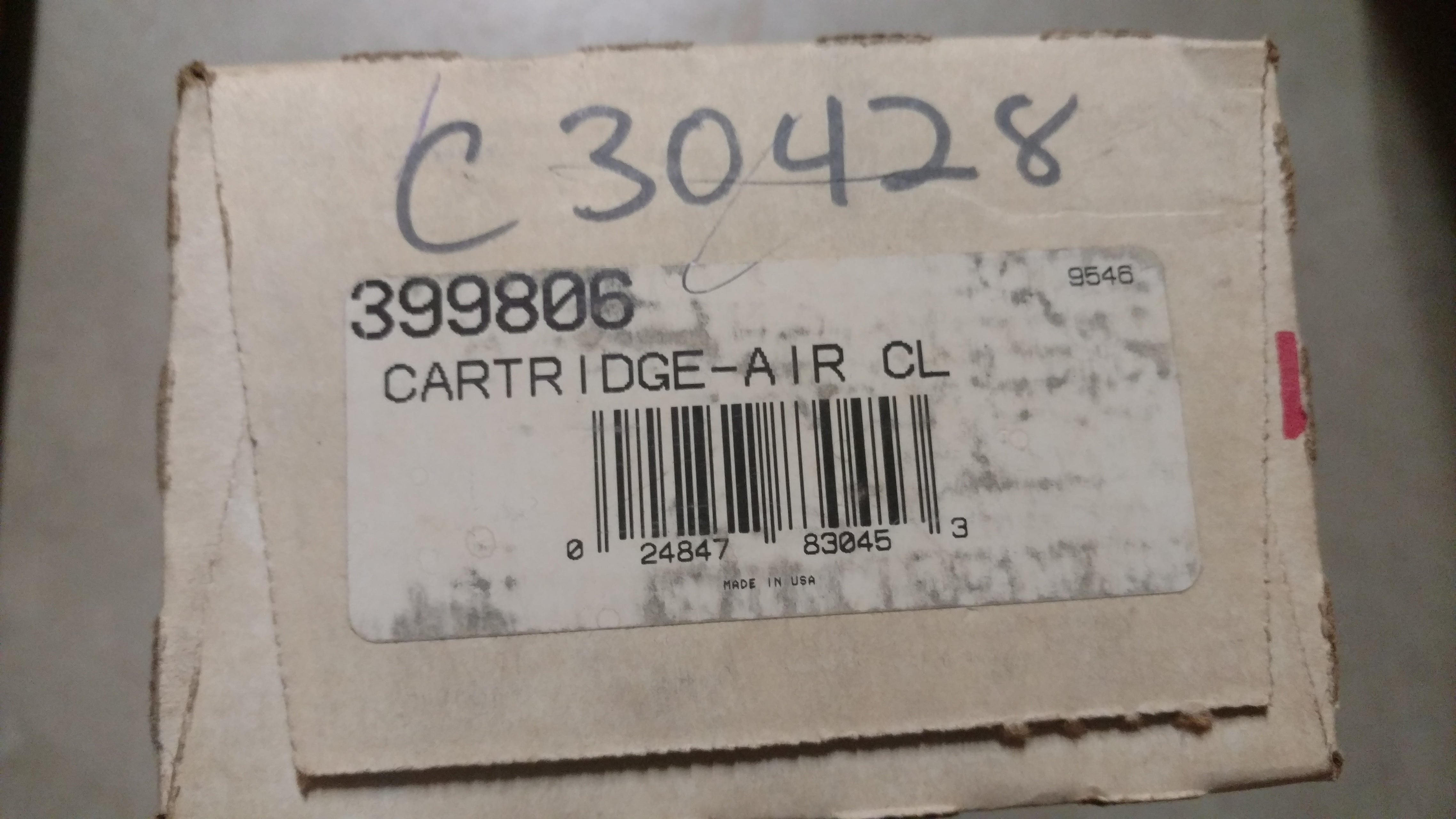 C30428 A/F CARTRIDGE B&S 399806