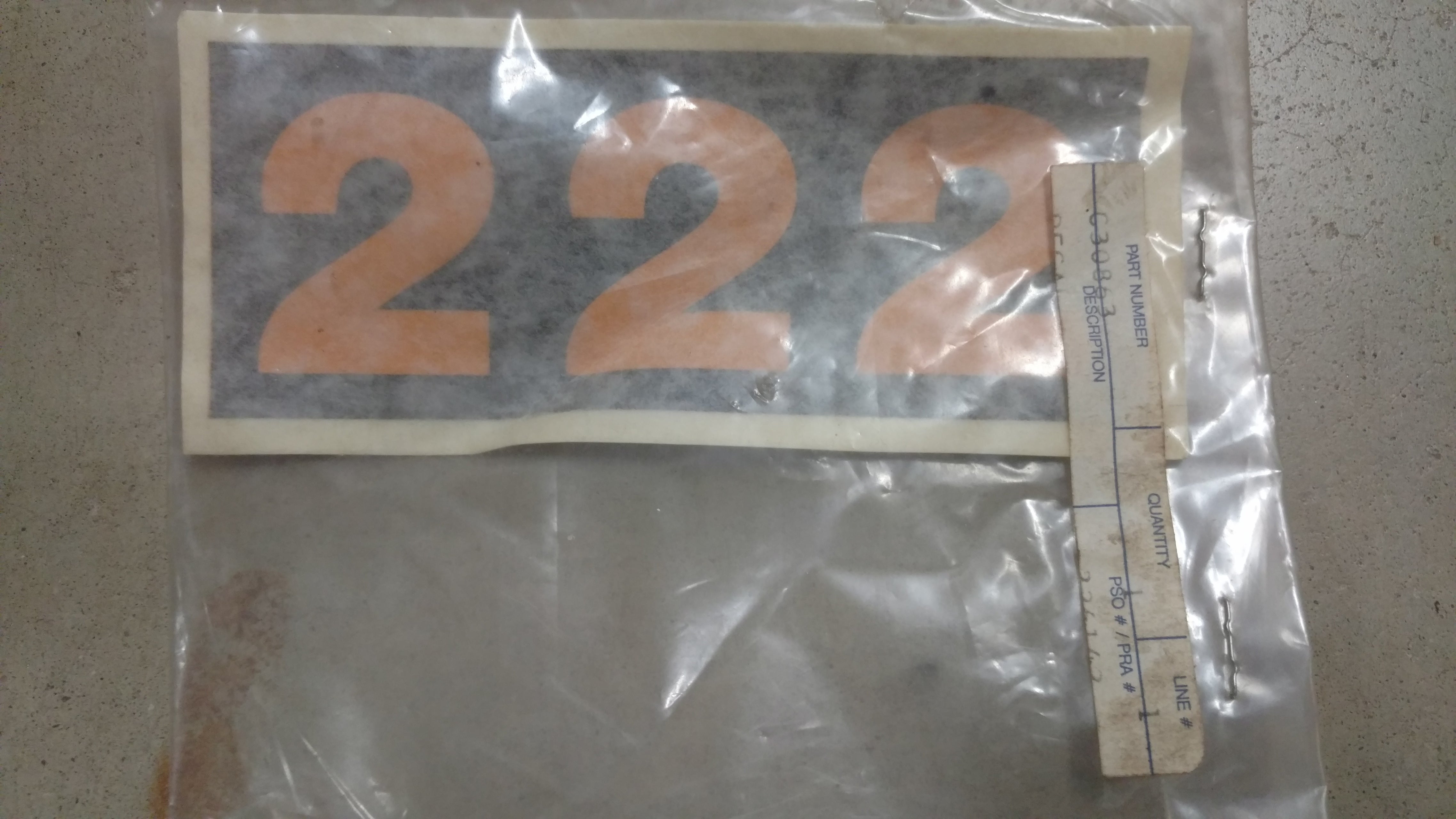 C30863 DECAL - 222