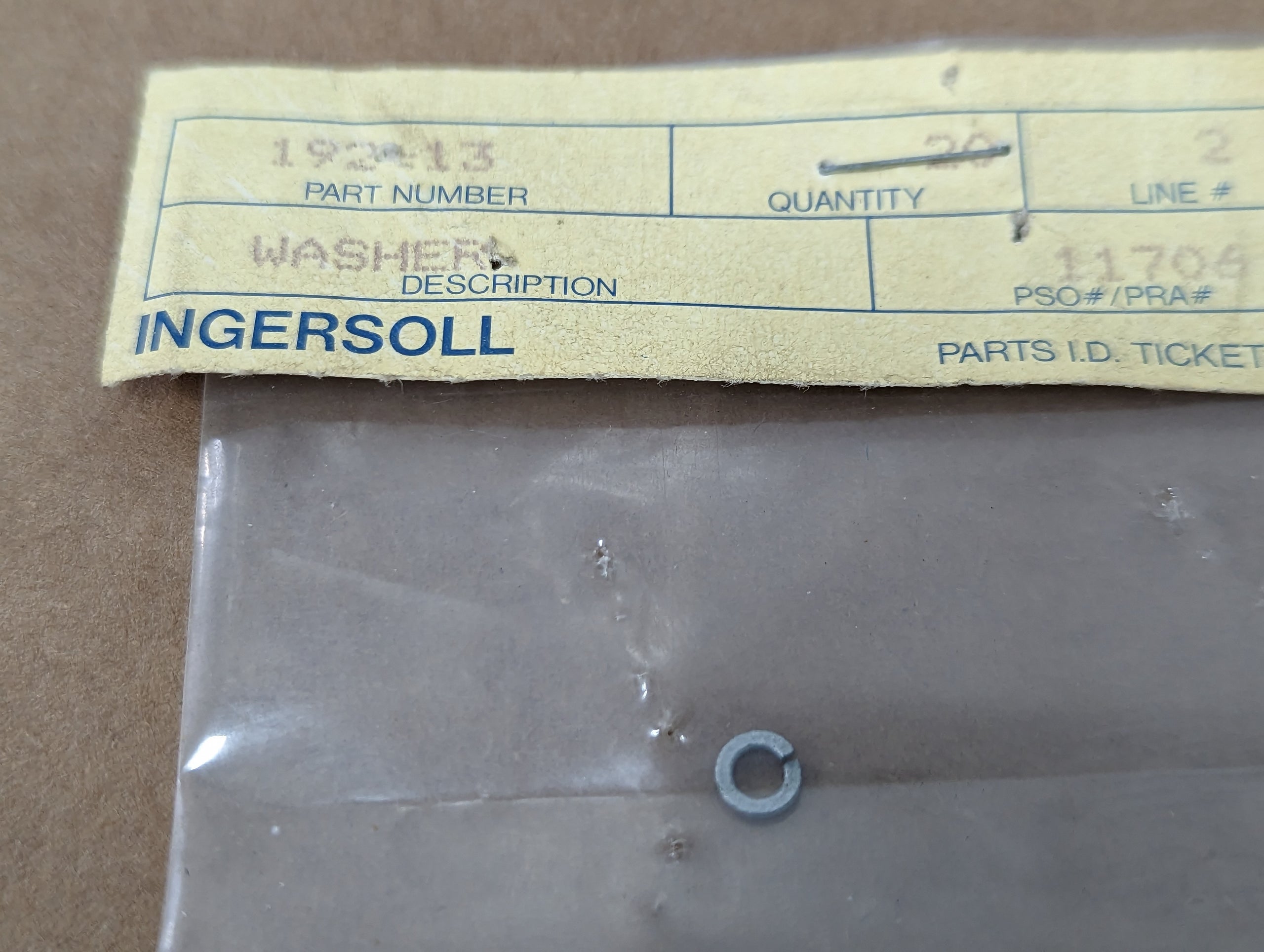 192-13 WASHER LOCK NO 4 SAE STD ZP