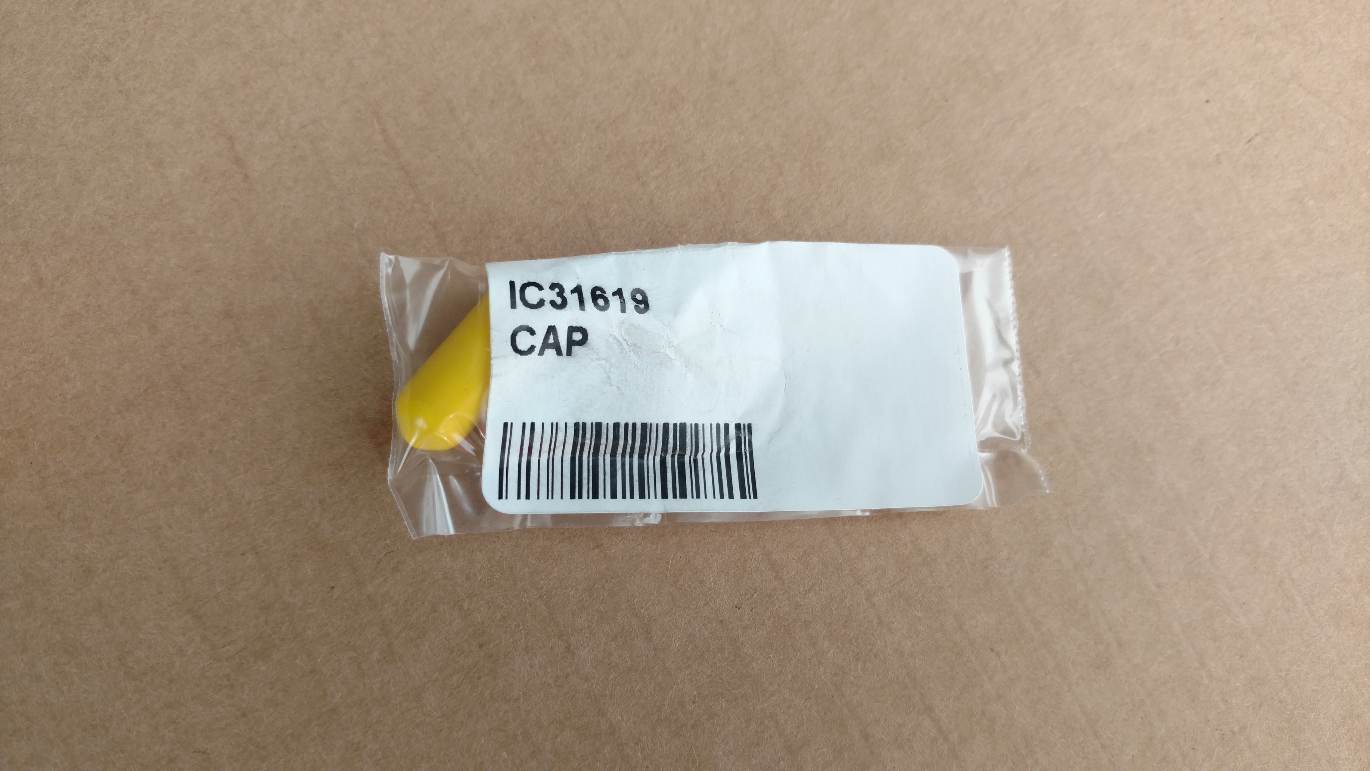 C31619 CAP - PTO SWITCH (YELLOW) C13106