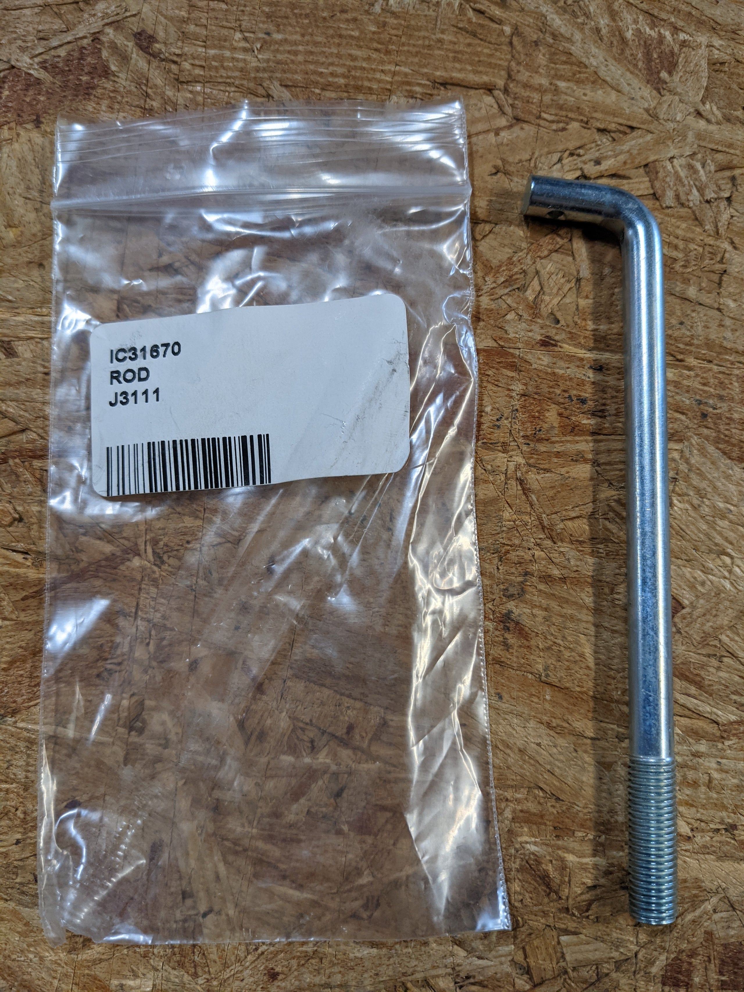 C31670 ROD - SPEED/LIFT CONTROL to VALVE C18742