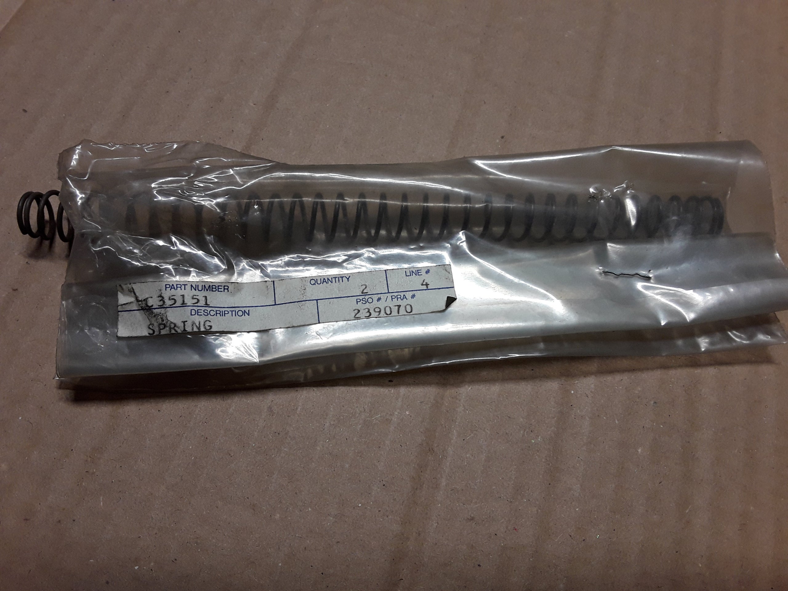 C35151 SPRING - HEIGHT ADJUST NOMA #58326