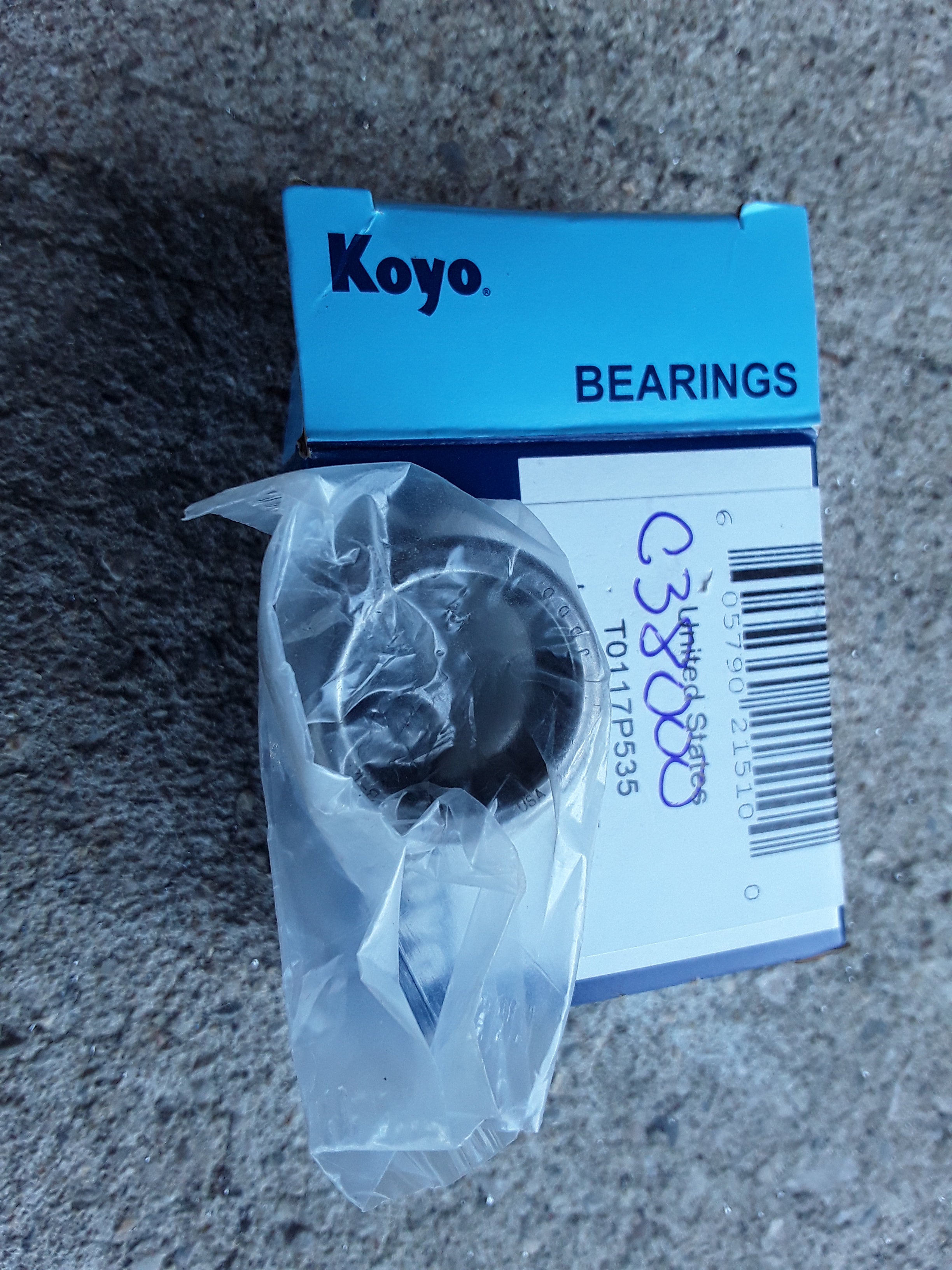 C38000 ( replaces G9003500 ) BEARING - NEEDLE ROLLER .75 IDx1 GRAZER 900-3500 SHORT