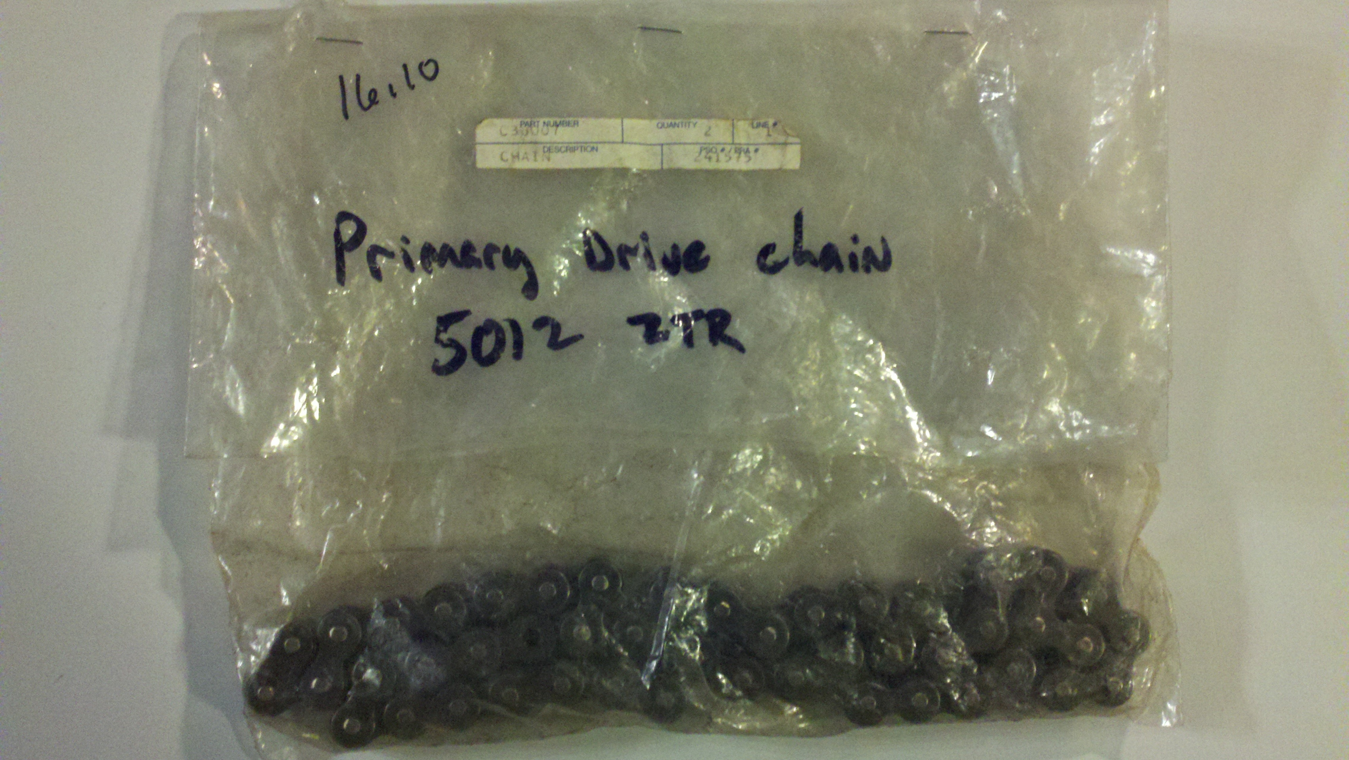 C38007 ( replaces G9001001 ) CHAIN #40 - PRIMARY DRIVE 46 PITCH + LINK