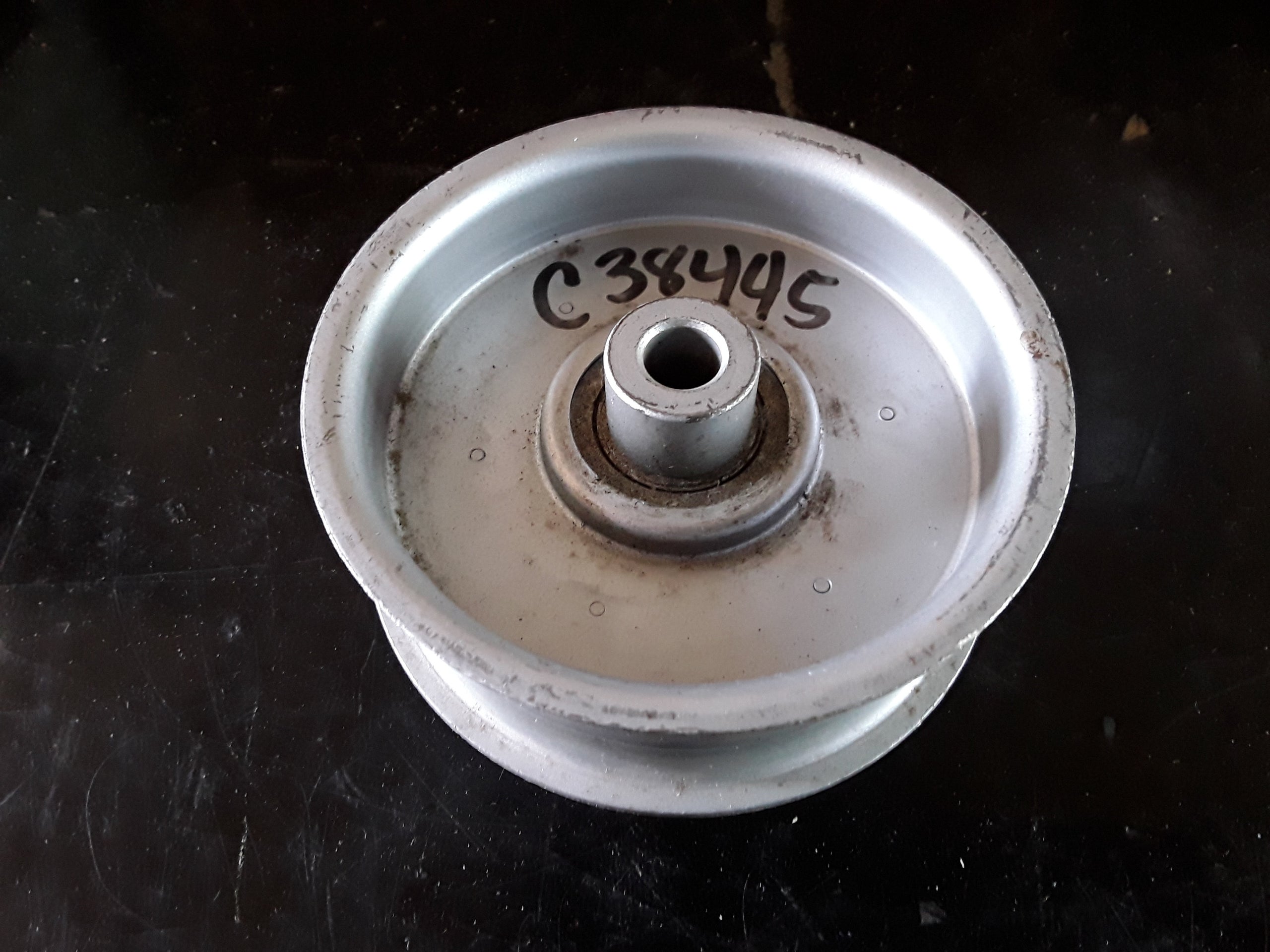 C38445 ( replaces G9002541 ) PULLEY - FLAT IDLER 3.5x1.25x3/8