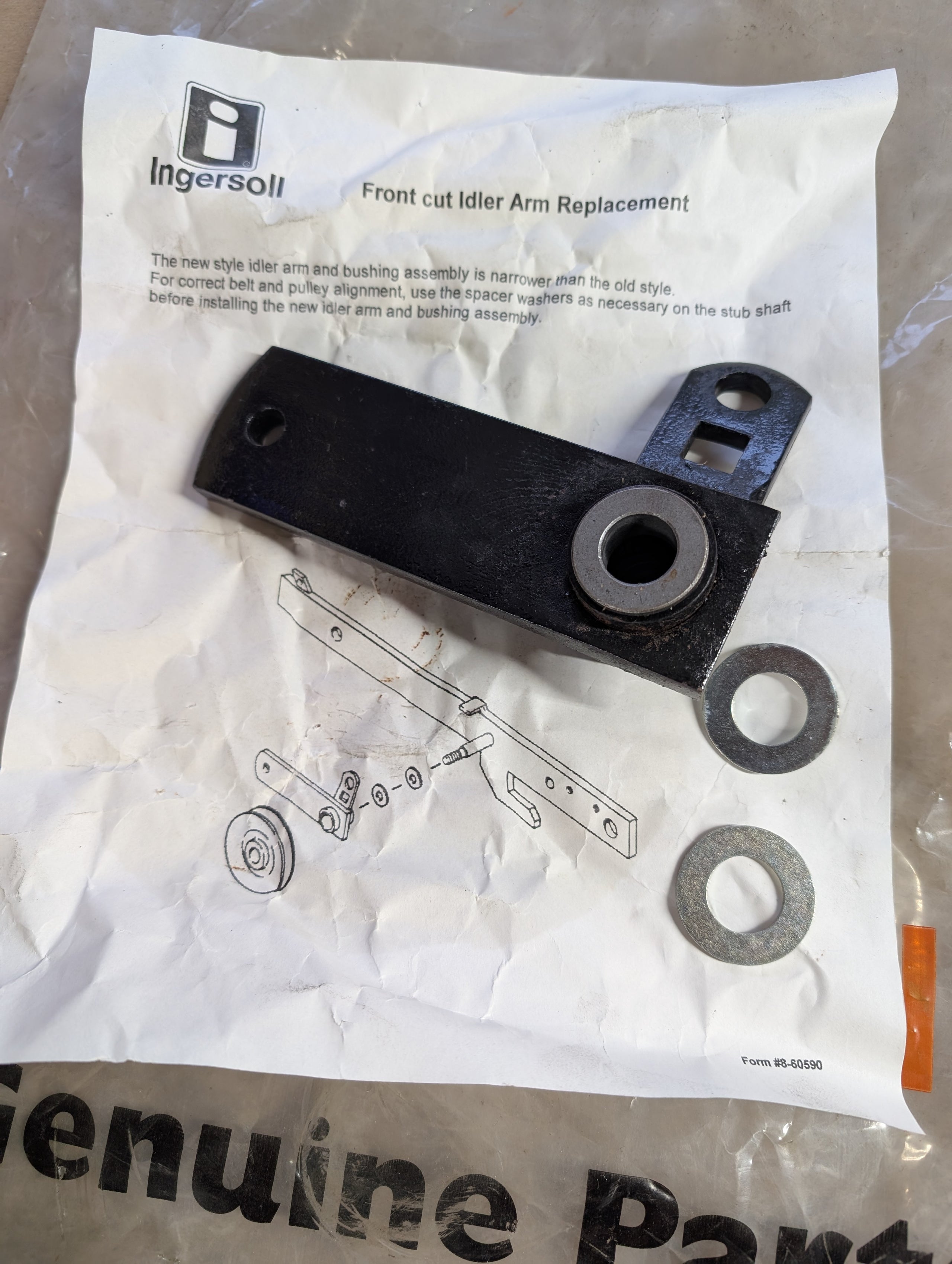 C43865 KIT - C47101 REPLACEMENT IDLER ARM C46623