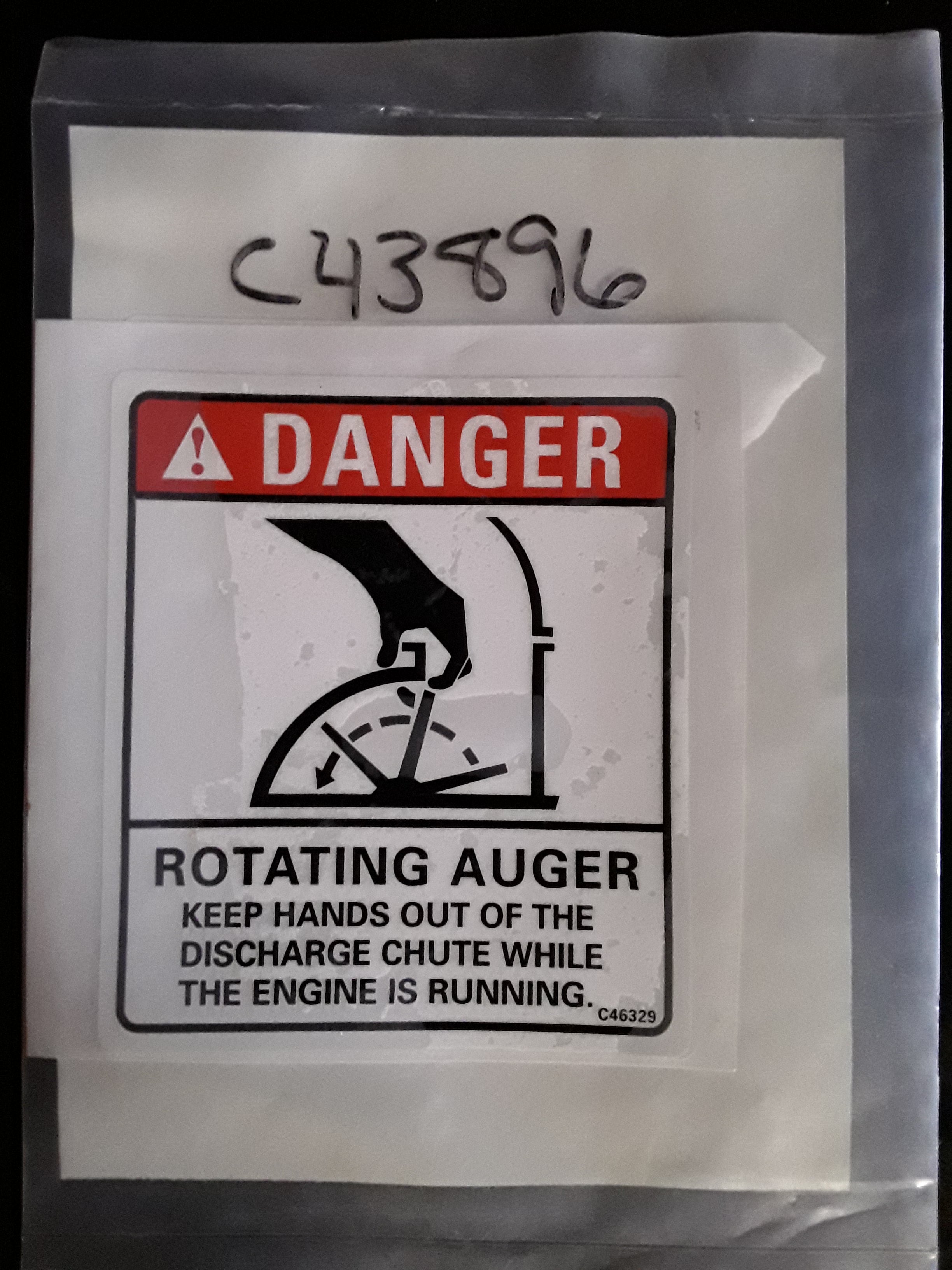 C43896 KIT - DECAL (SNOWBLOWERS)