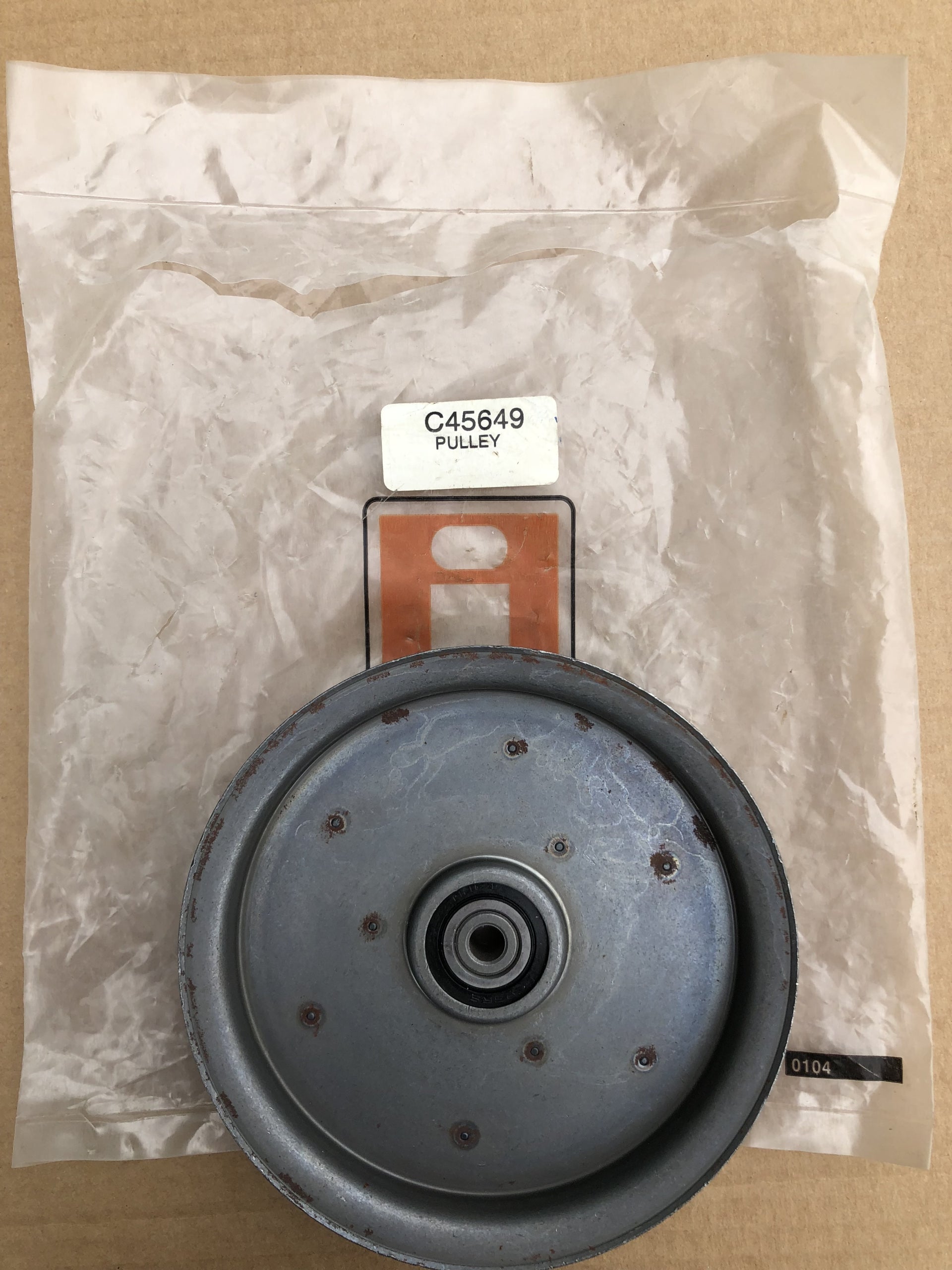 C45649 PULLEY - FLAT IDLER 5.50x1.0x.38 532196106