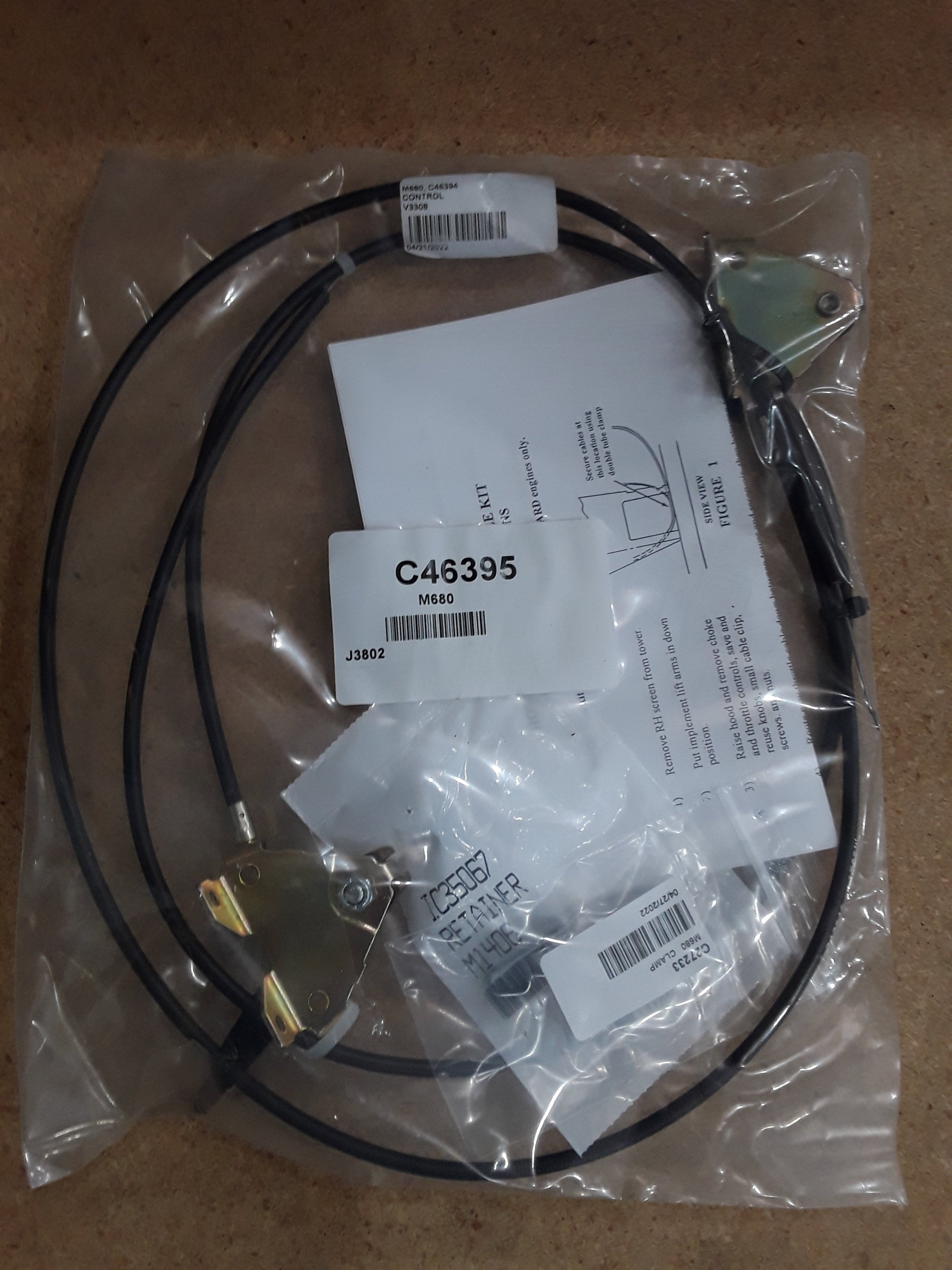 C46395 KIT - CONTROLS , VANGUARD ENGINE C37150