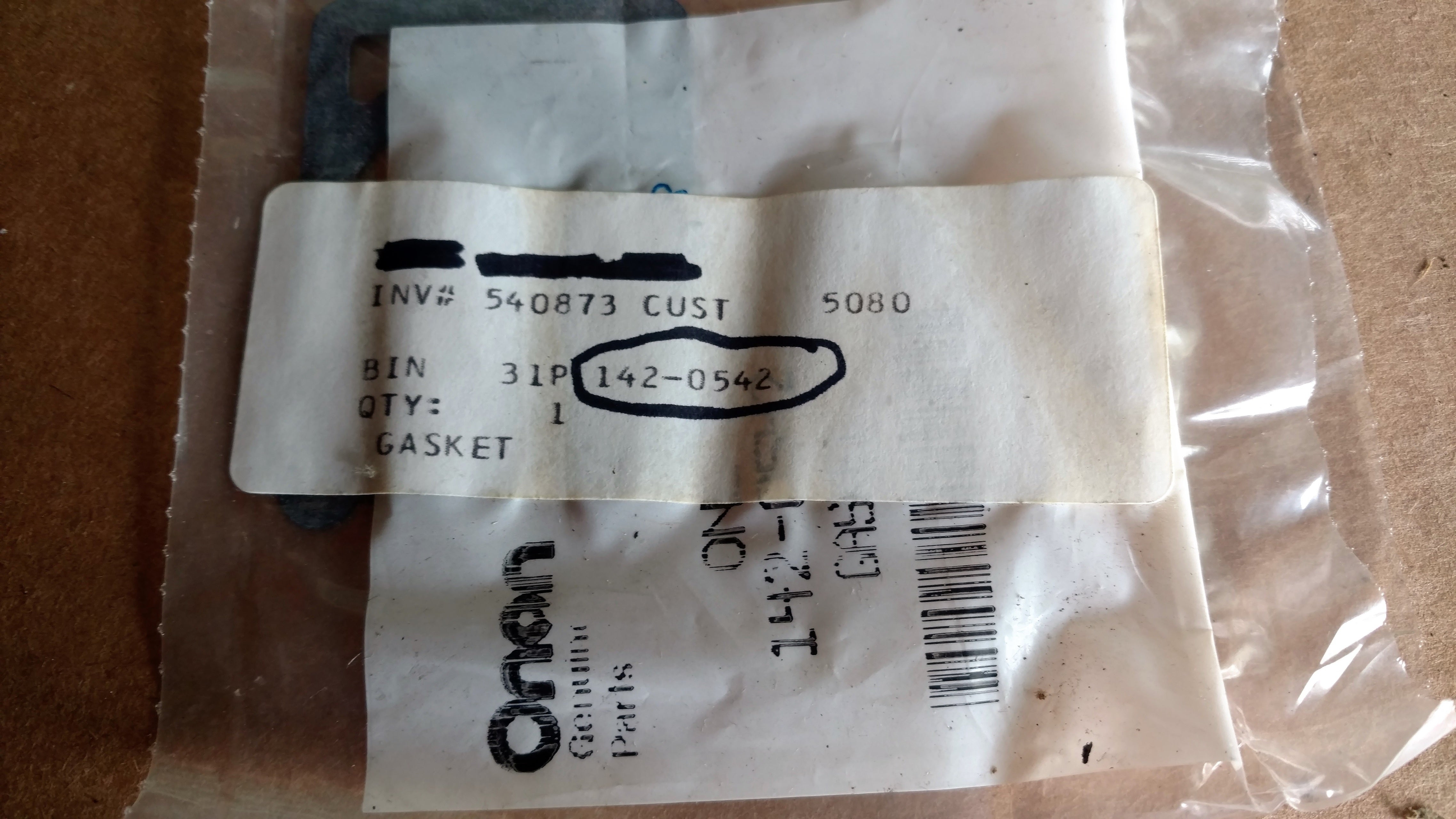 C20435 GASKET - PLATE TO BASE - ONAN 142-0542
