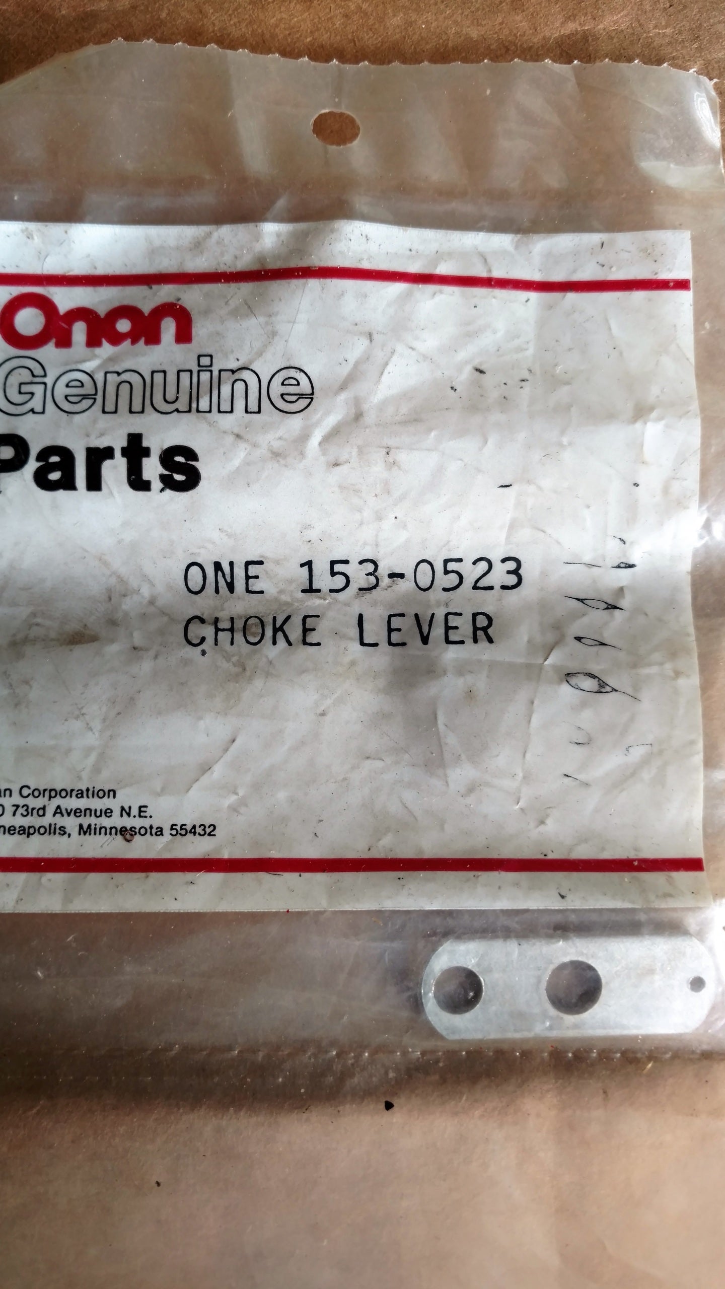 153-0523 CHOKE LEVER - ONAN