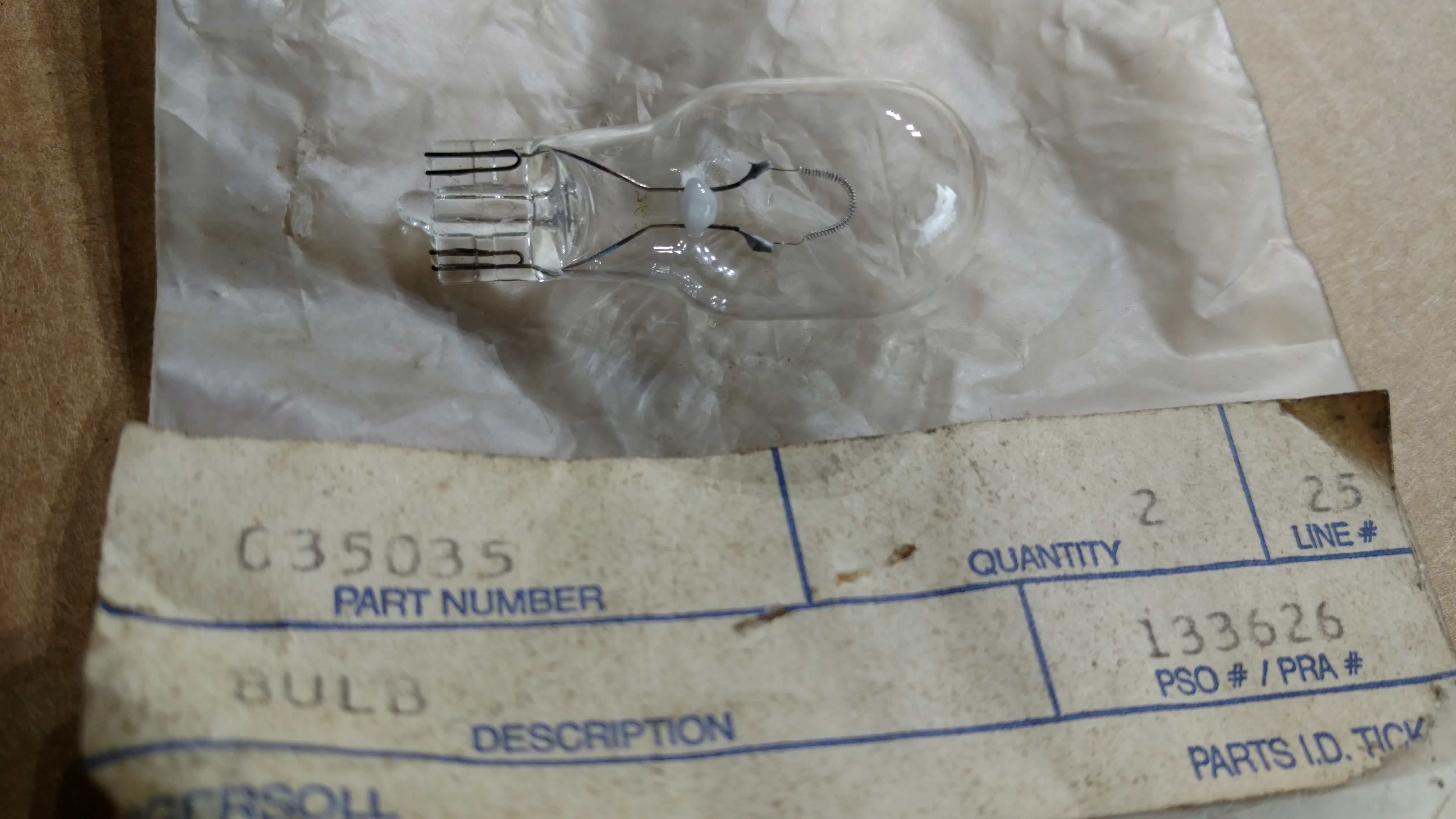 C35035 BULB - HEADLAMP