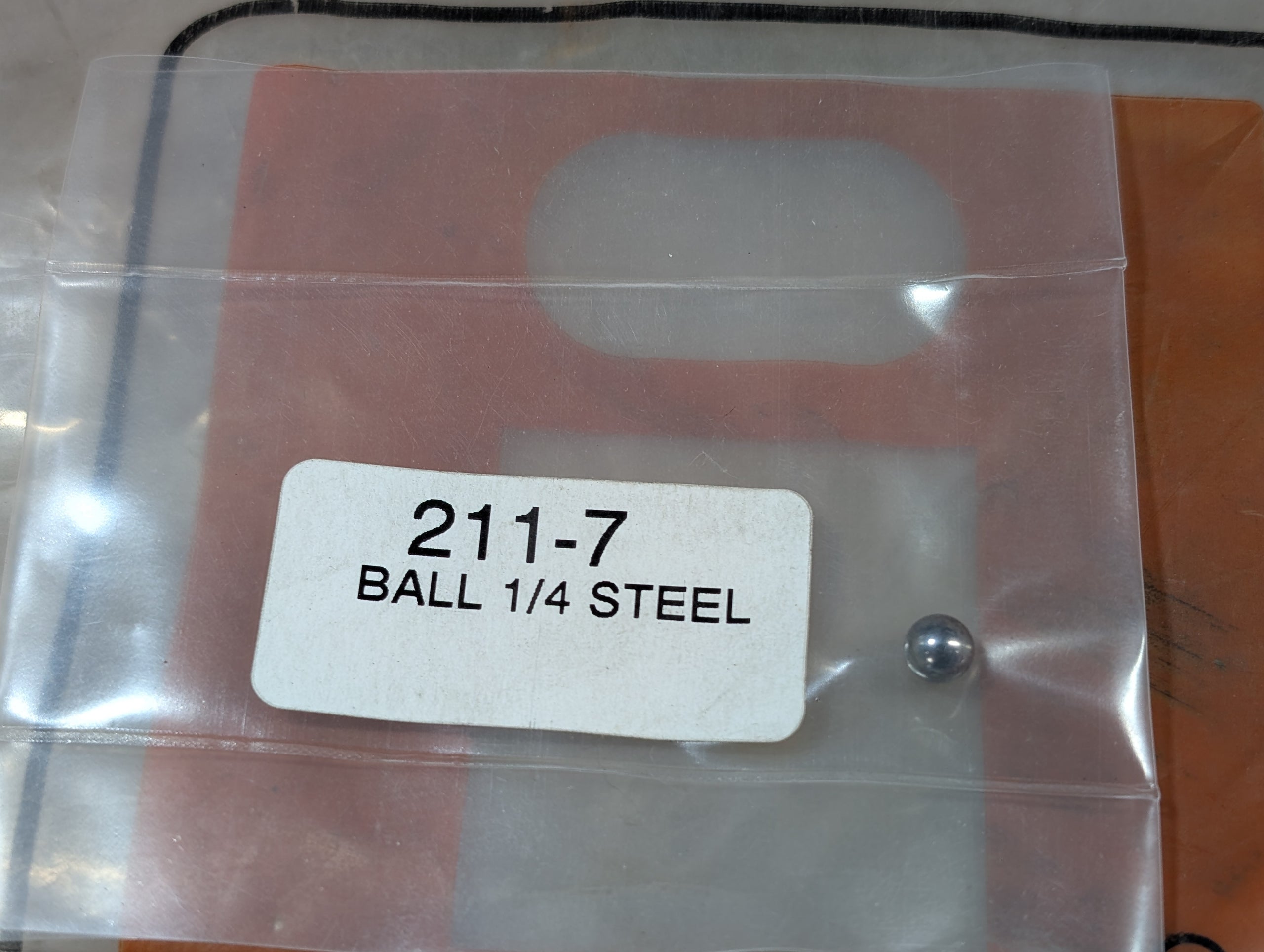 211-7 BALL - STEEL 1/4 DIA.