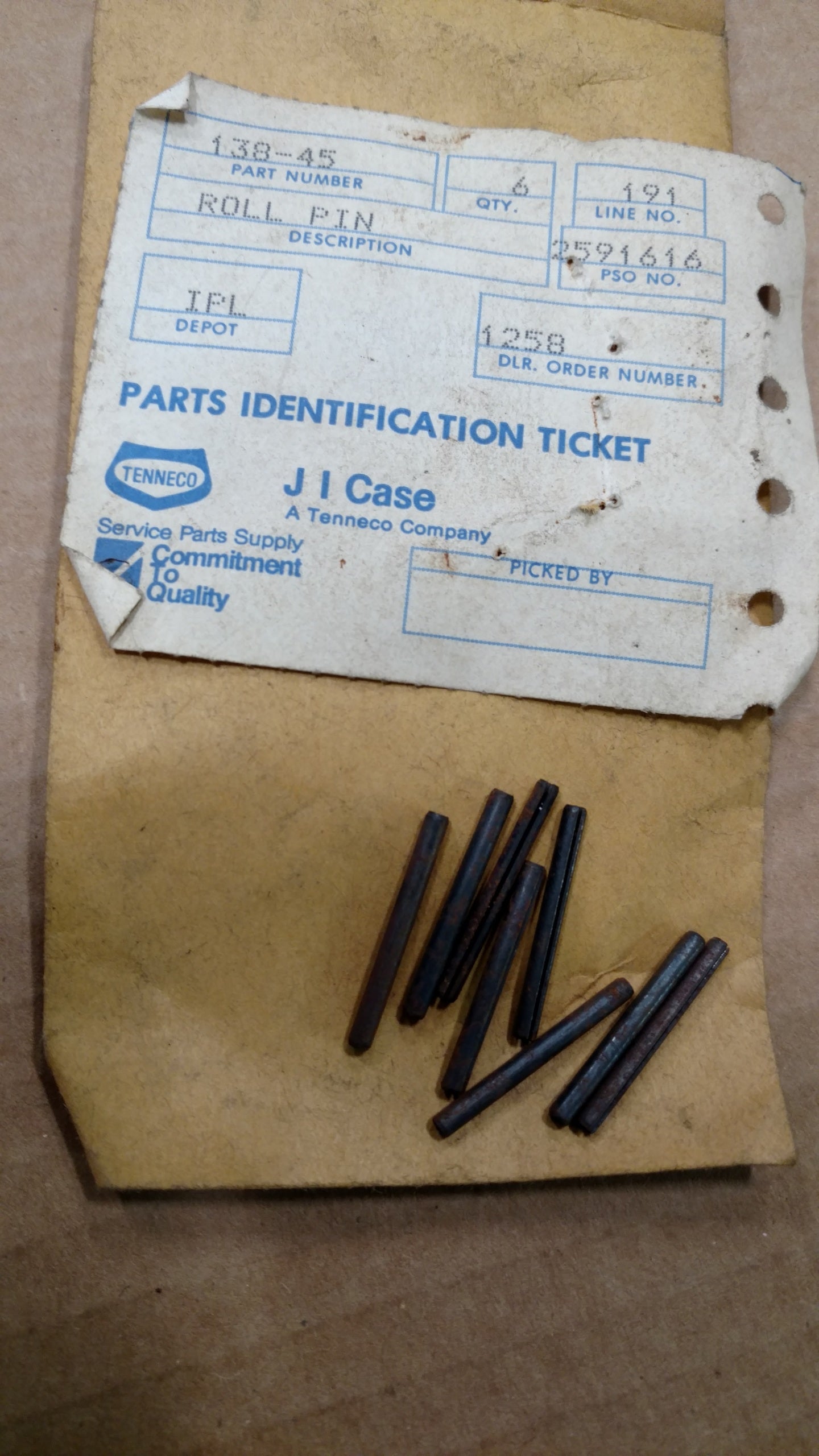 138-45 ROLL PIN