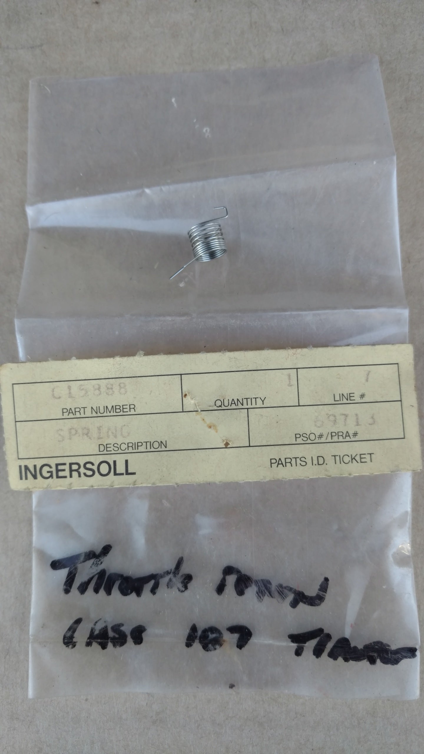 C15888 SPRING - THROTTLE RETURN TECUMSEH 630731