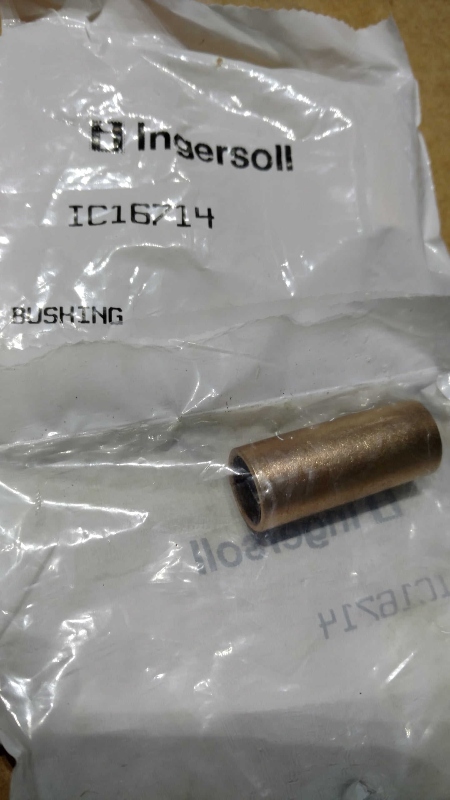 C16714 ( replaces G9021014 ) BUSHING .503x.627x1.5 BRONZE