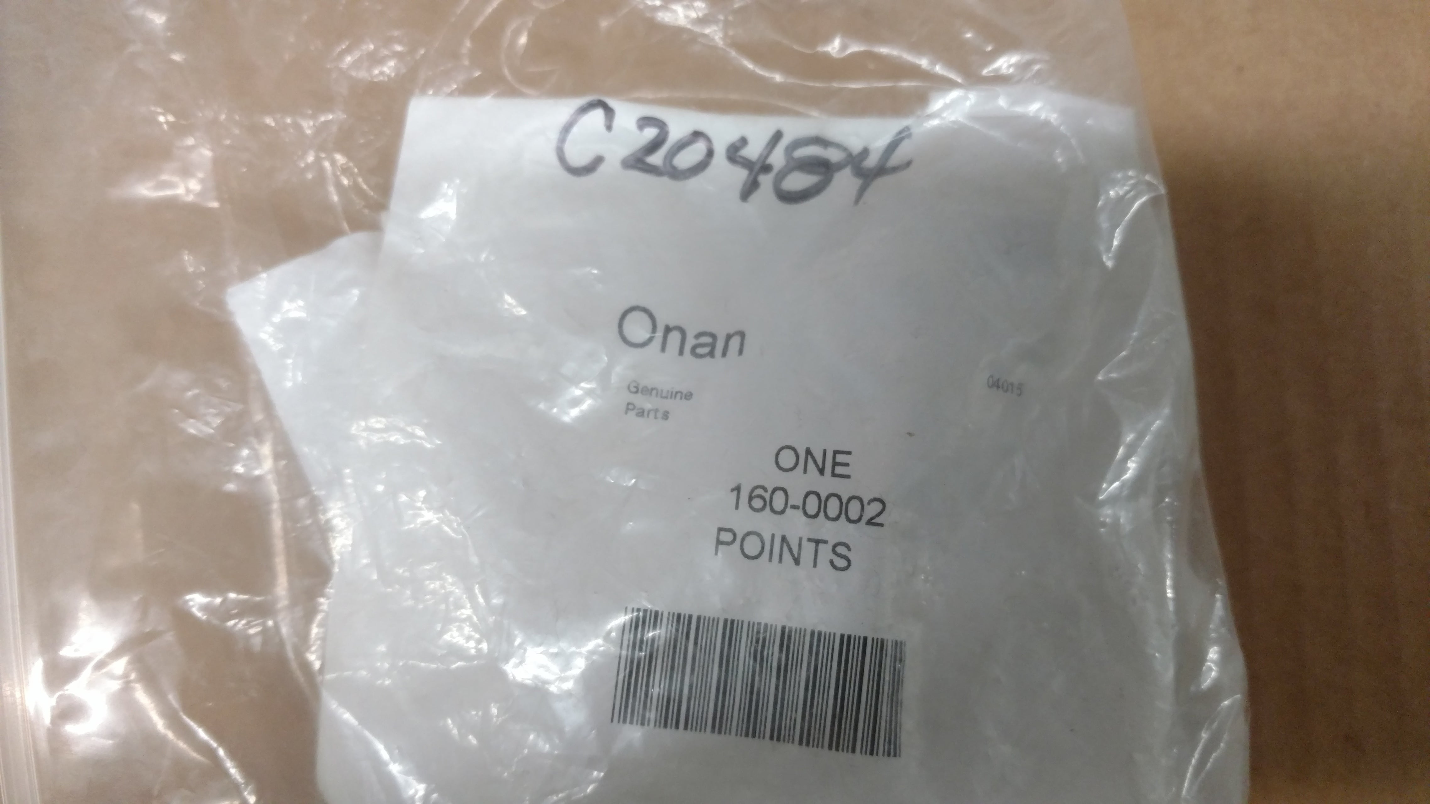 C20484 POINT SET ONAN 160-0002 CCKA