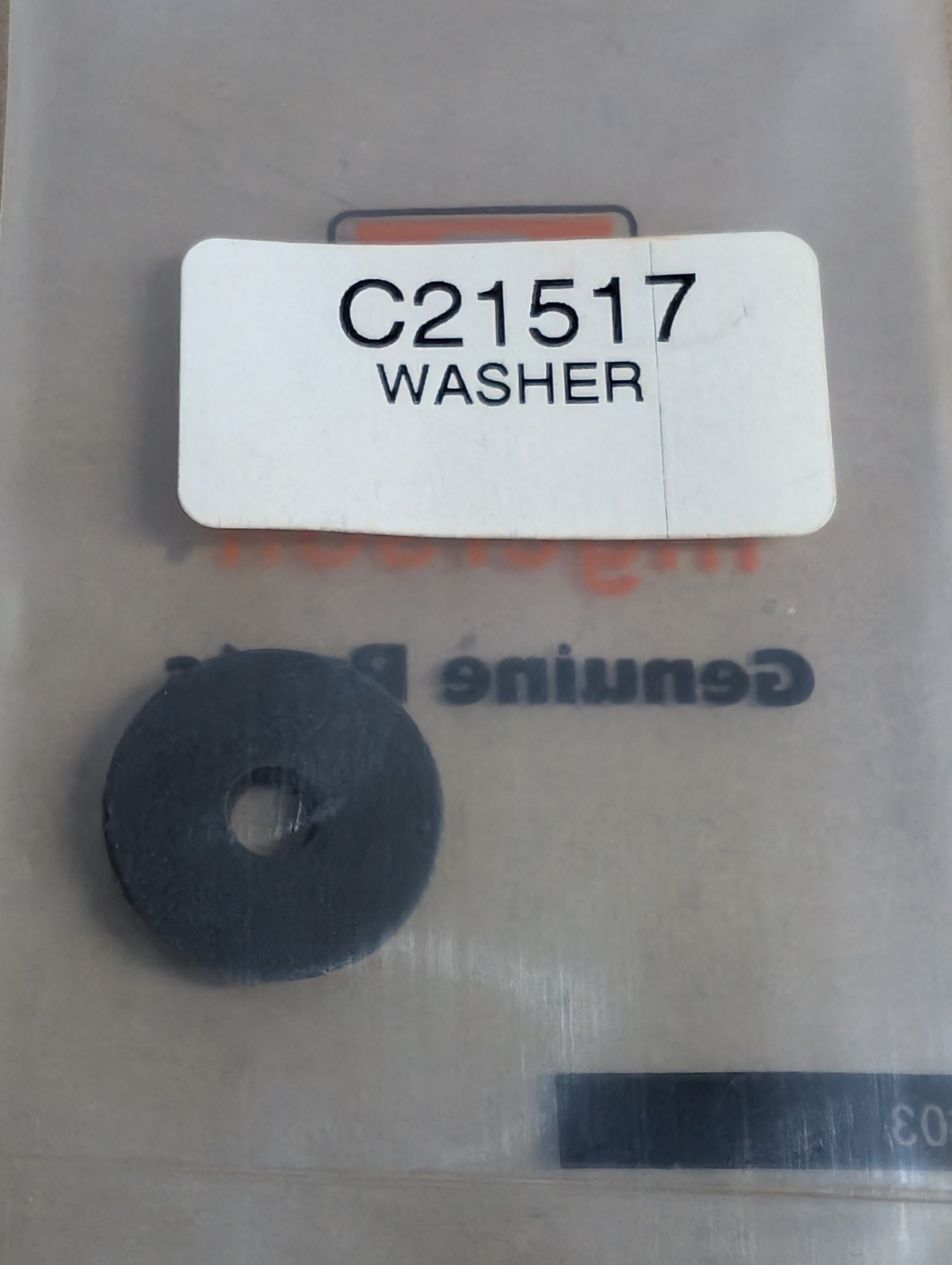 C21517 WASHER-RUBBER .28 x1.00 x.12