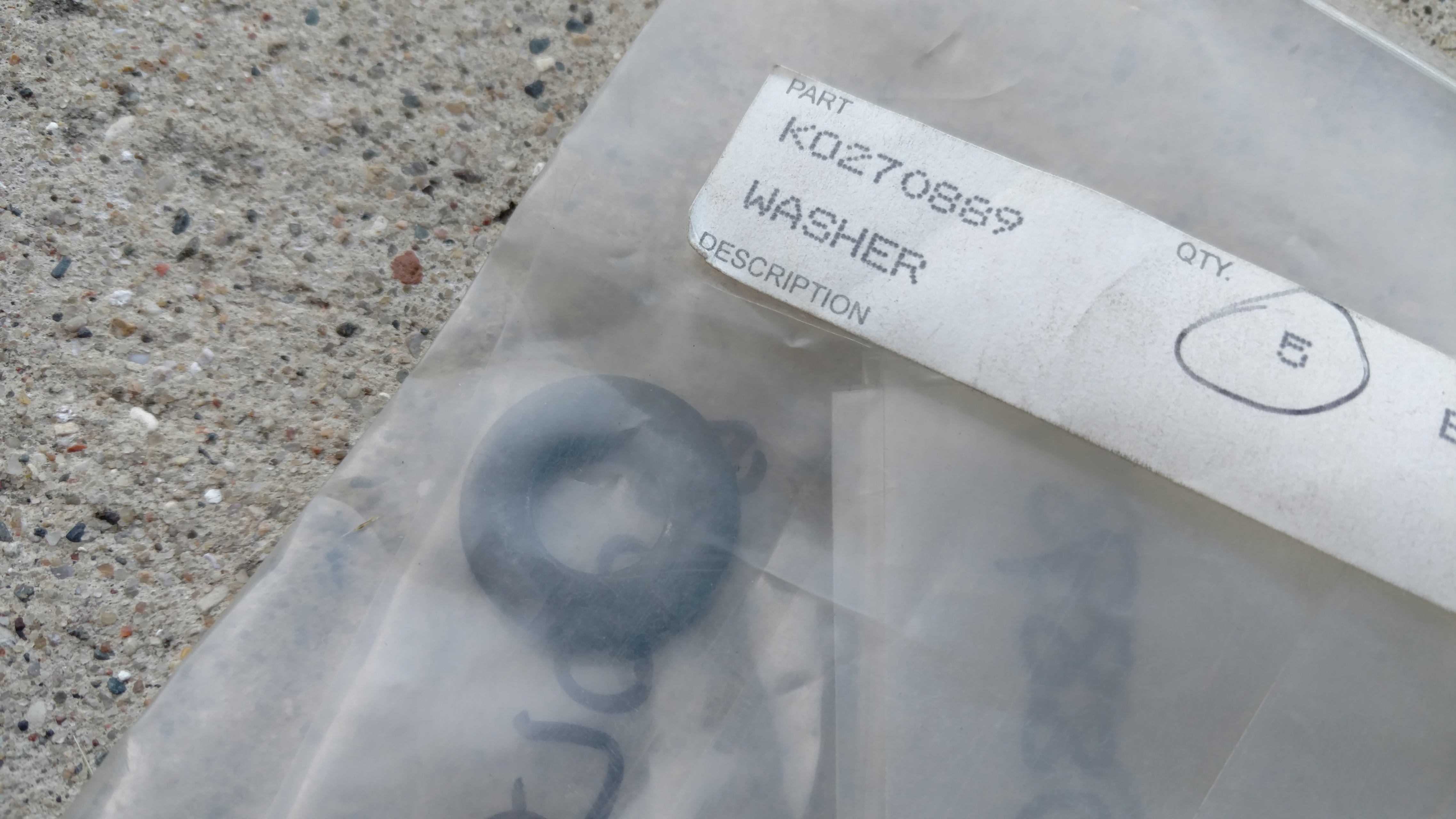 KO270889 KOHLER WASHER 270889