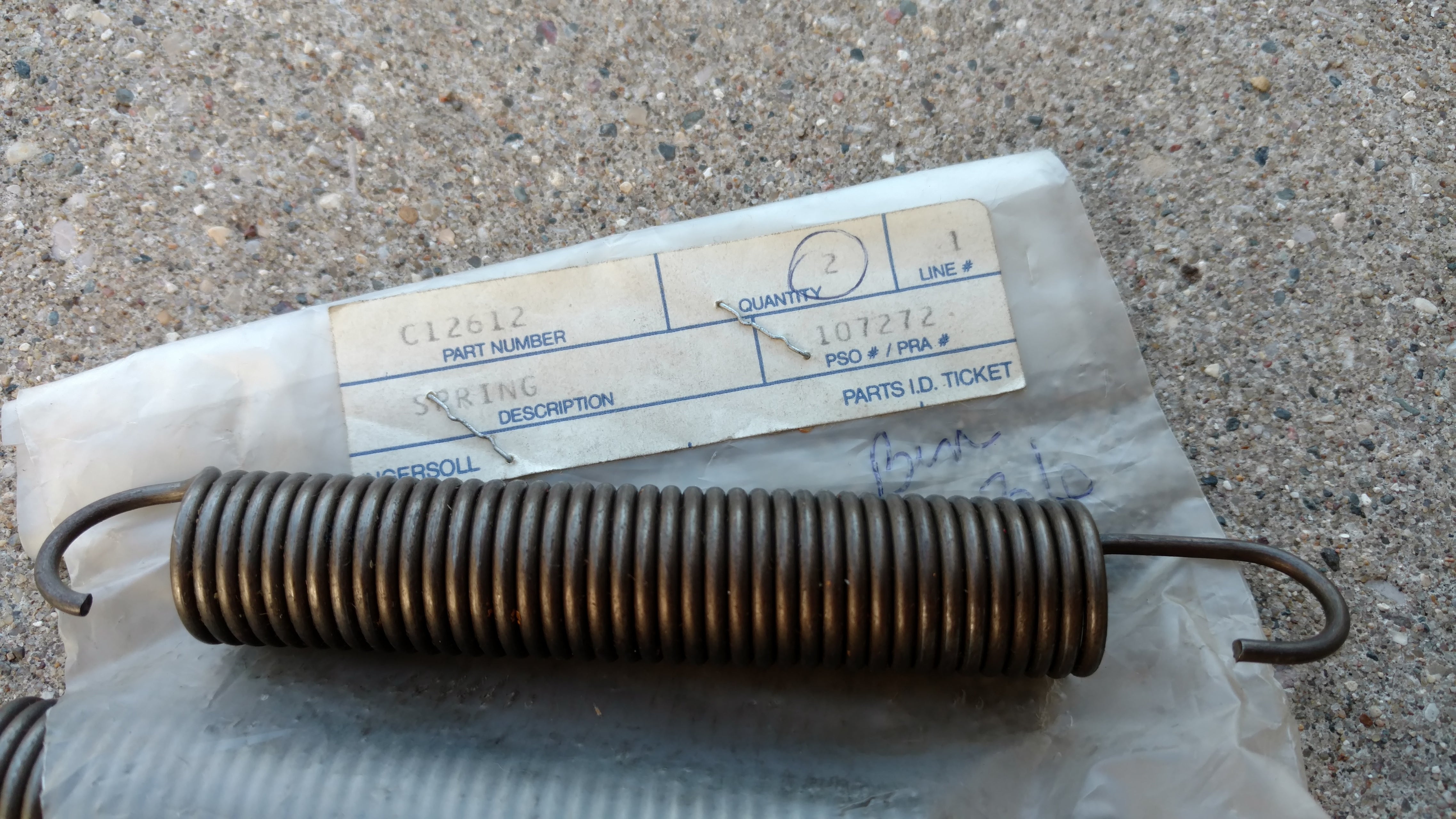 C12612 SPRING - BRAKE