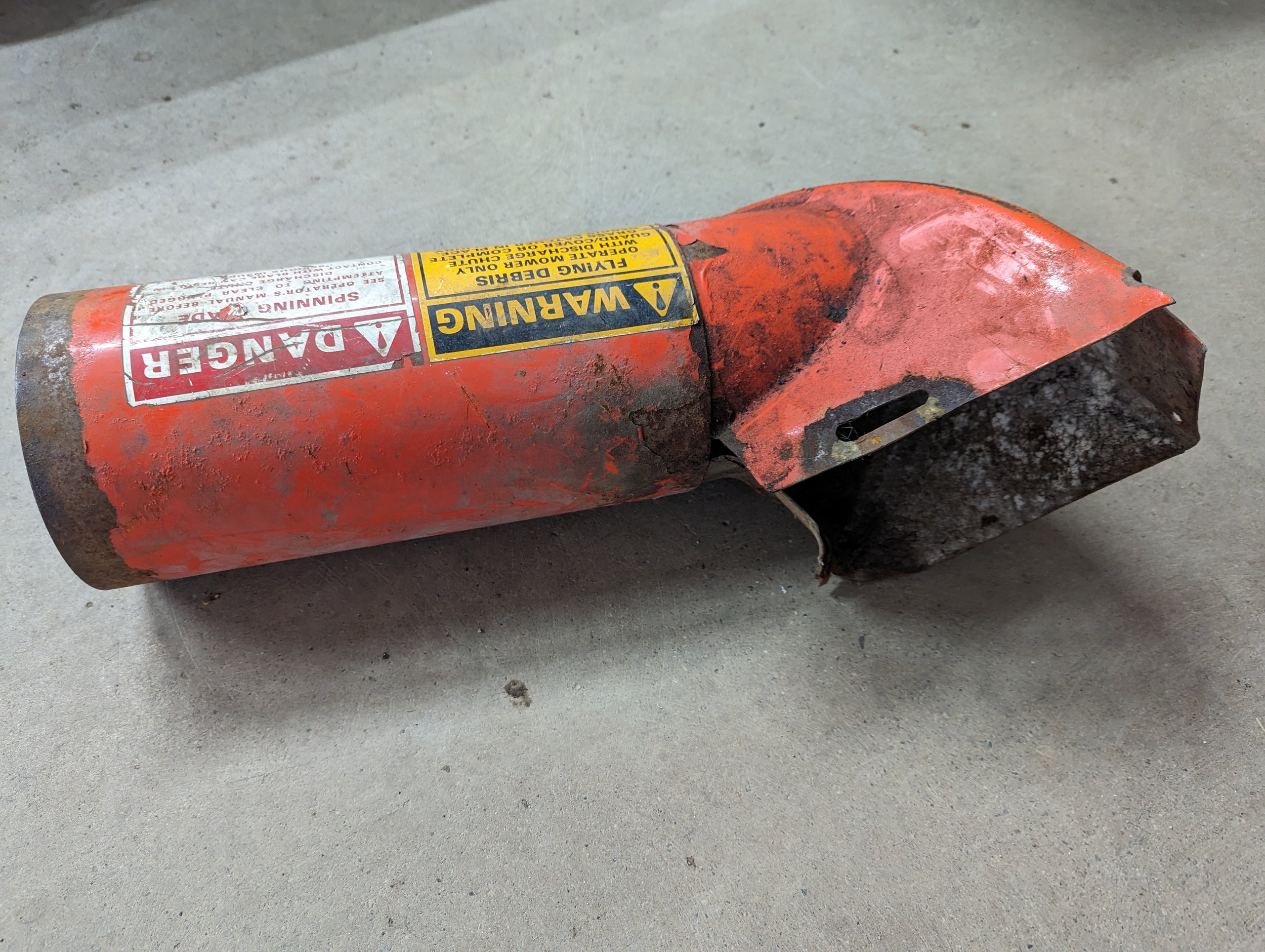 C28408 USED METAL VAC DECK BOOT