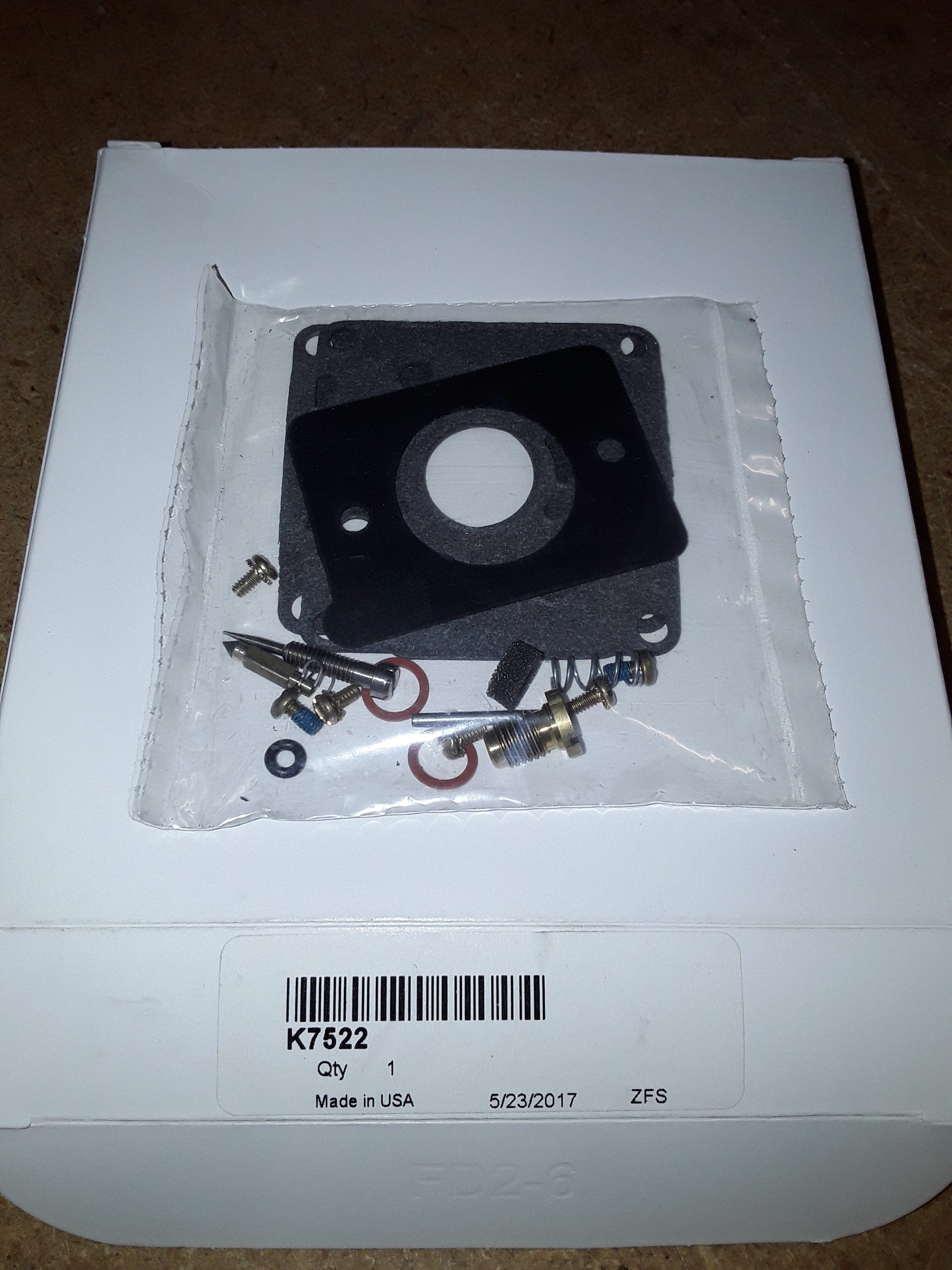 K7522 ZENITH DD13 ONAN CARB KIT