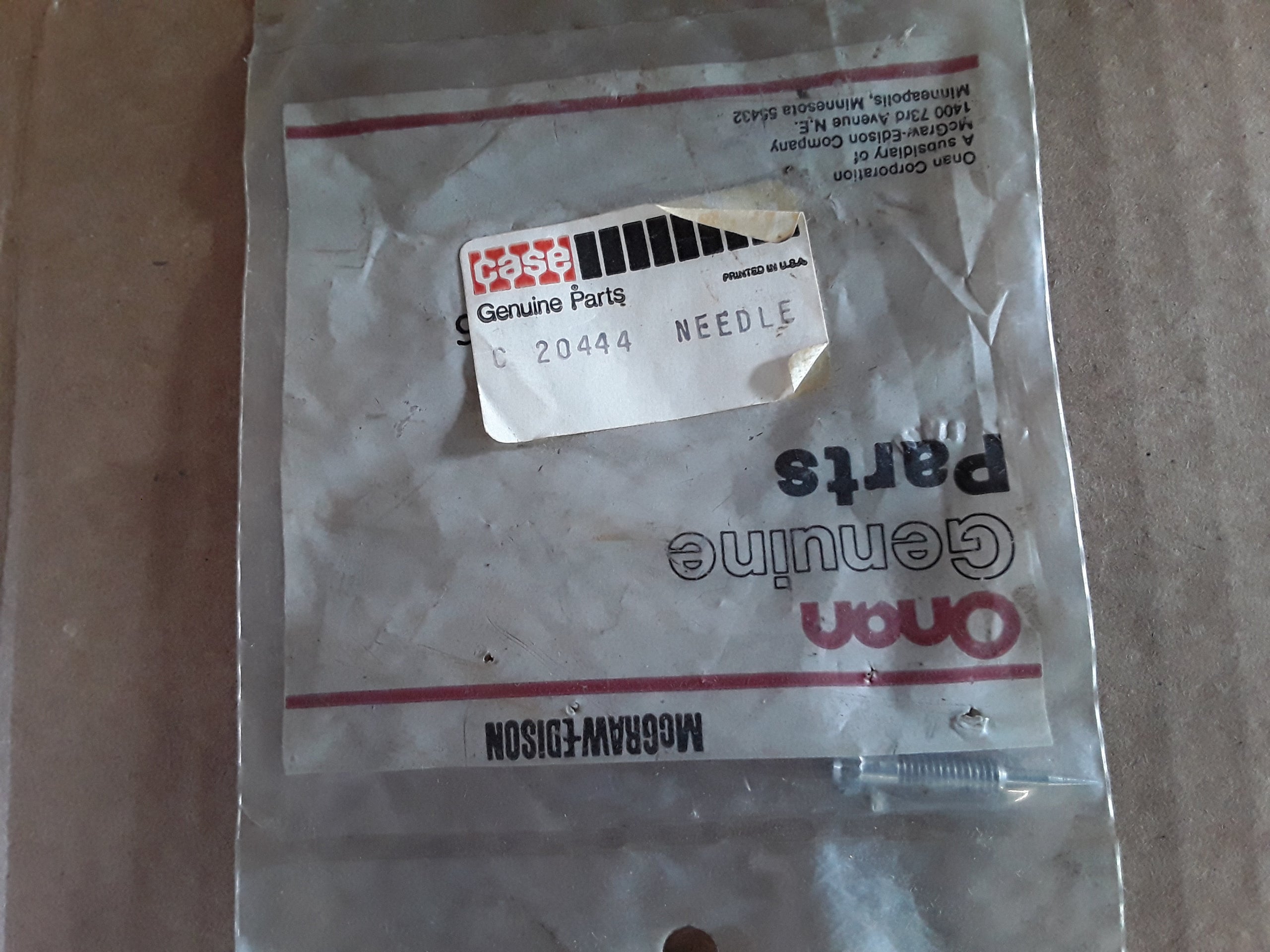 C20444 ONAN 142-0016 NEEDLE - IDLE