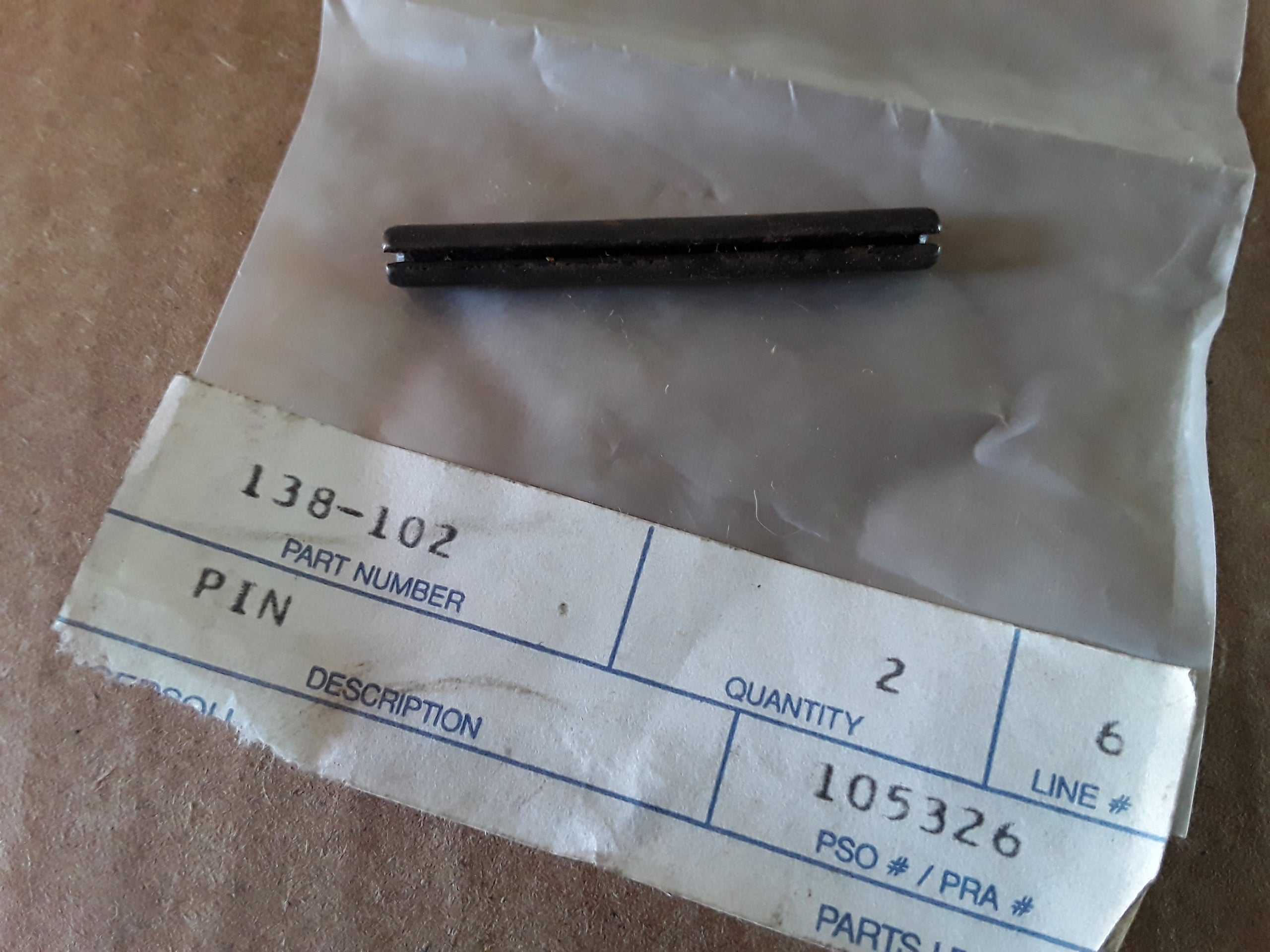 138-102 ROLL PIN