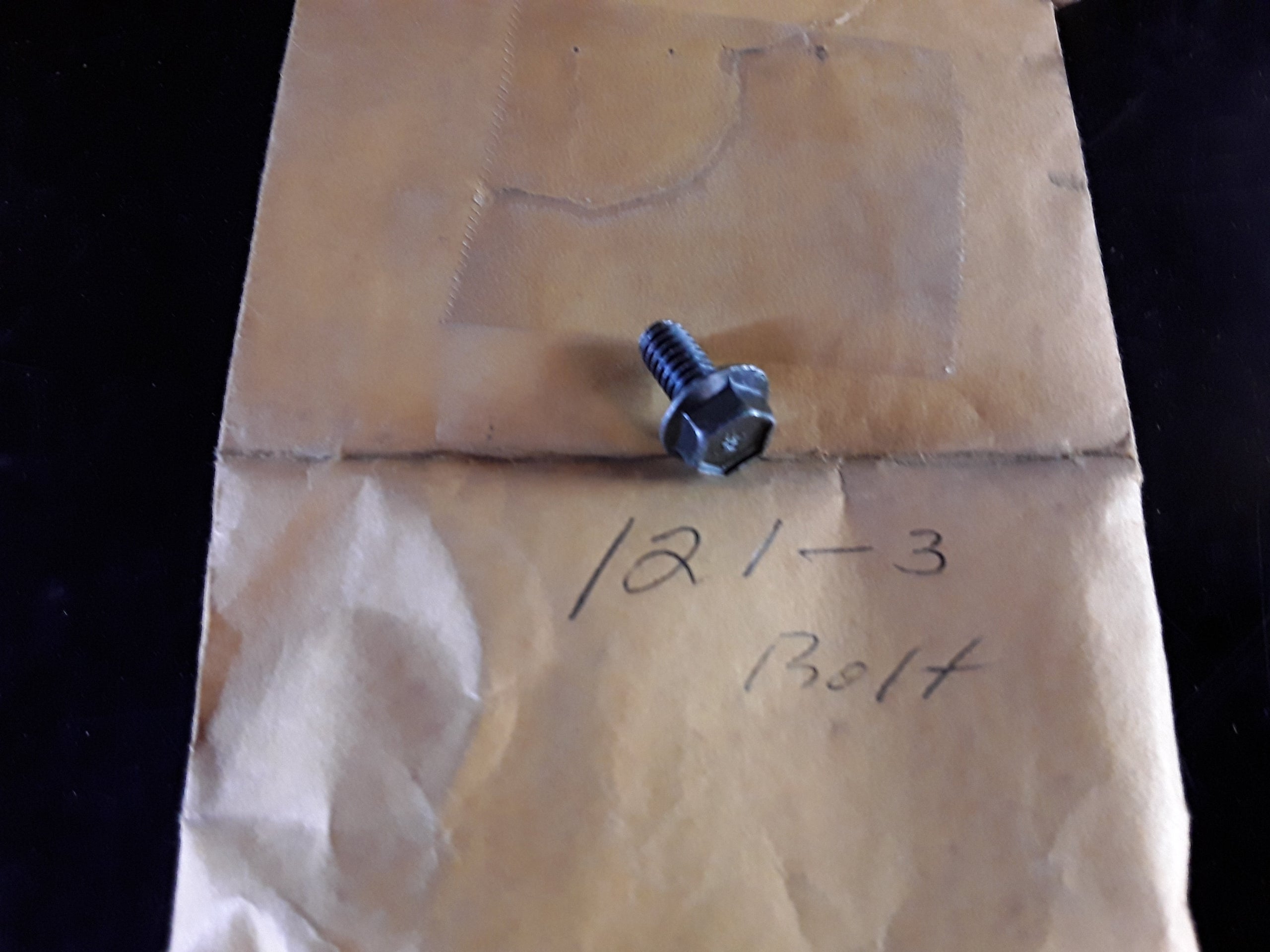 121-3 BOLT 1/4-20X1/2