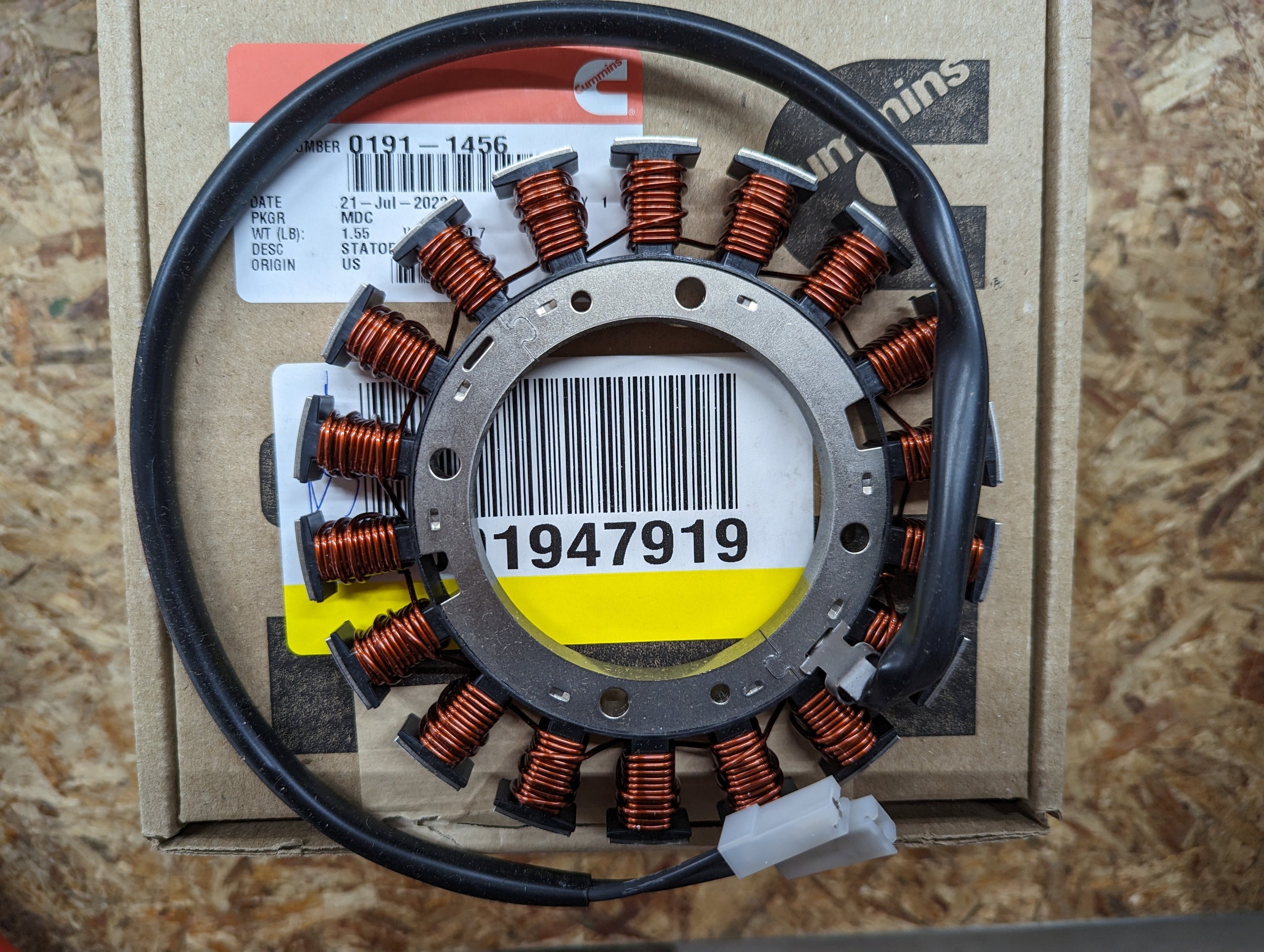C24956 ONAN STATOR P SERIES 191-1456 / 191-1256 20 AMP
