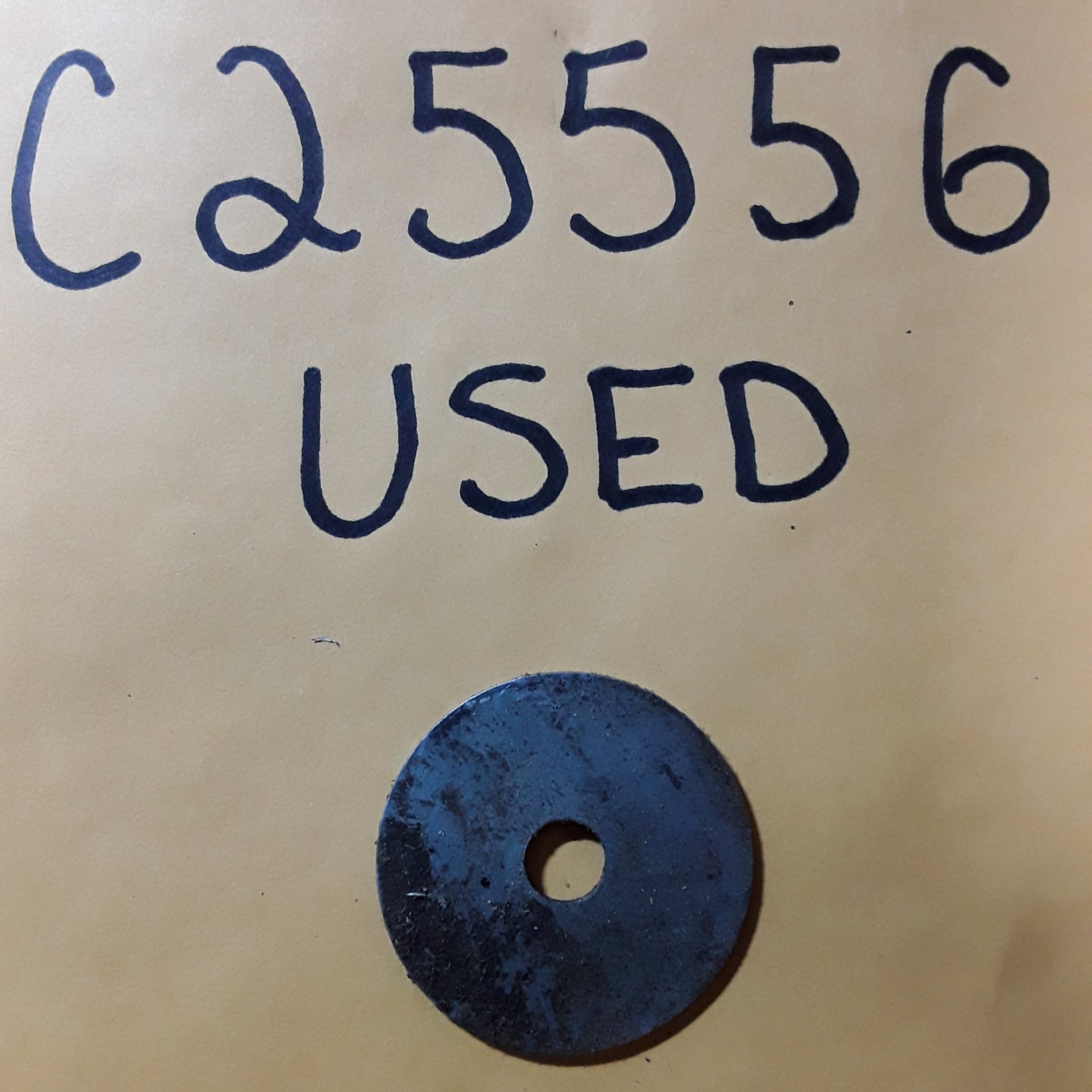 C25556 USED WASHER .38x2.0x.105 C14246