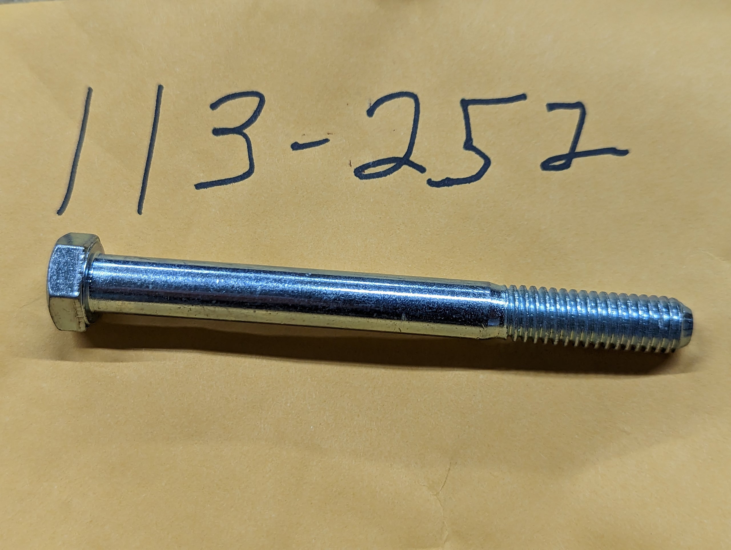 113-252 BOLT 3/8-16 X 3-3/4 HX HD GR5 ZP
