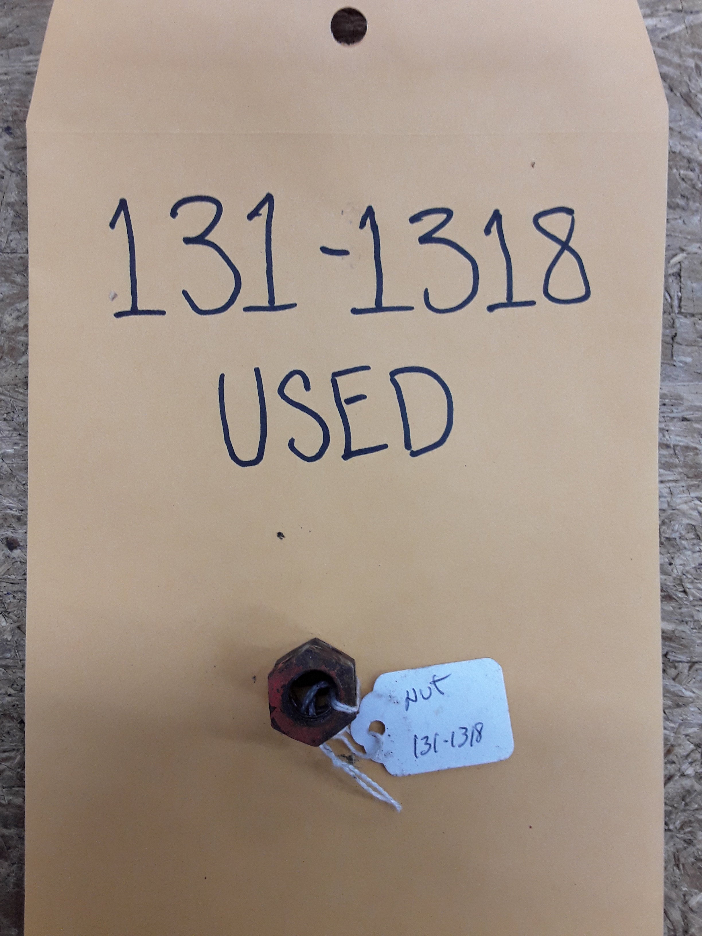131-1318 USED NUT JAM 1/2-20 HX CTR LK (PLAIN) - copy