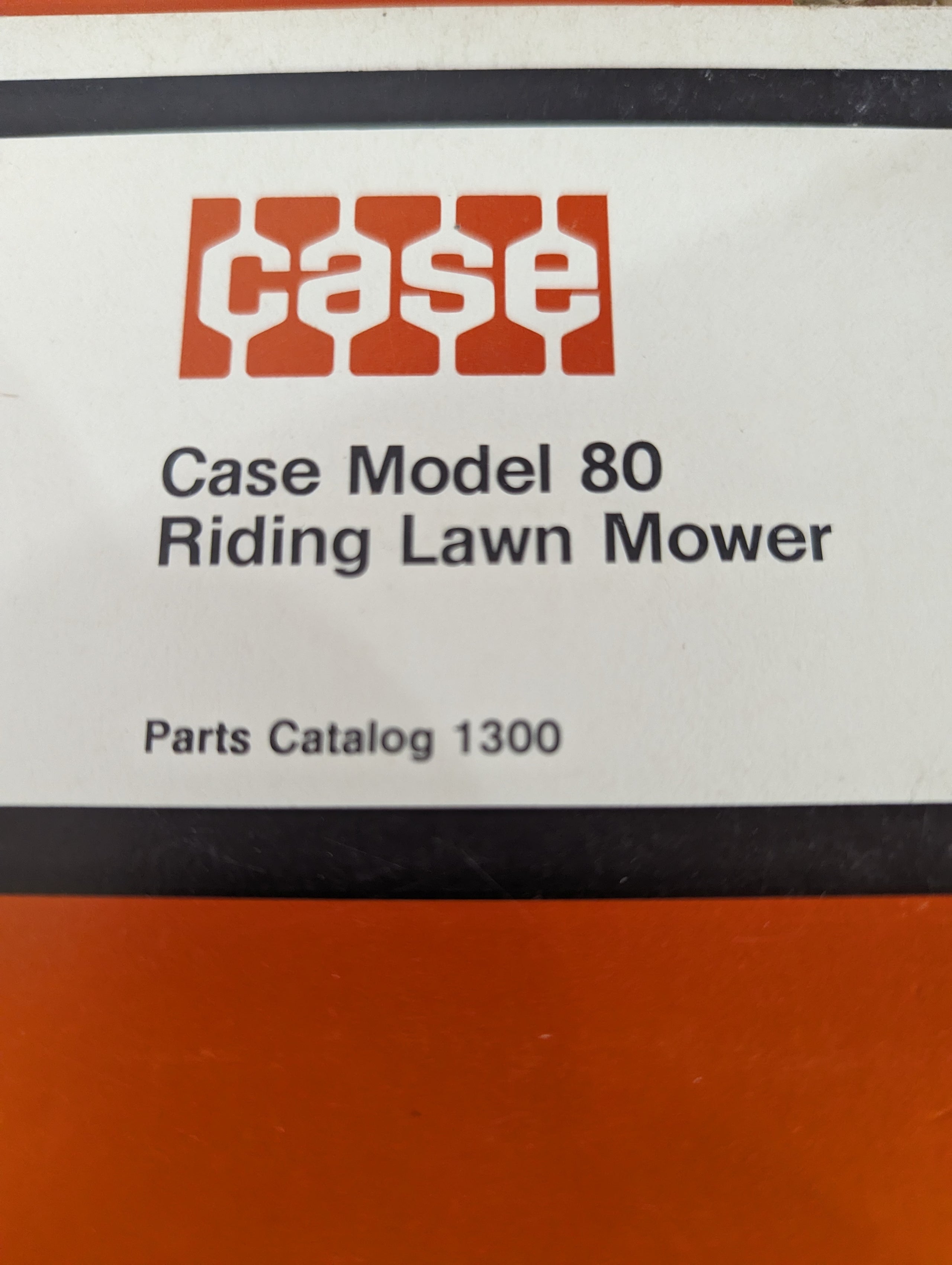 1300 PC: 80 RIDING MOWER