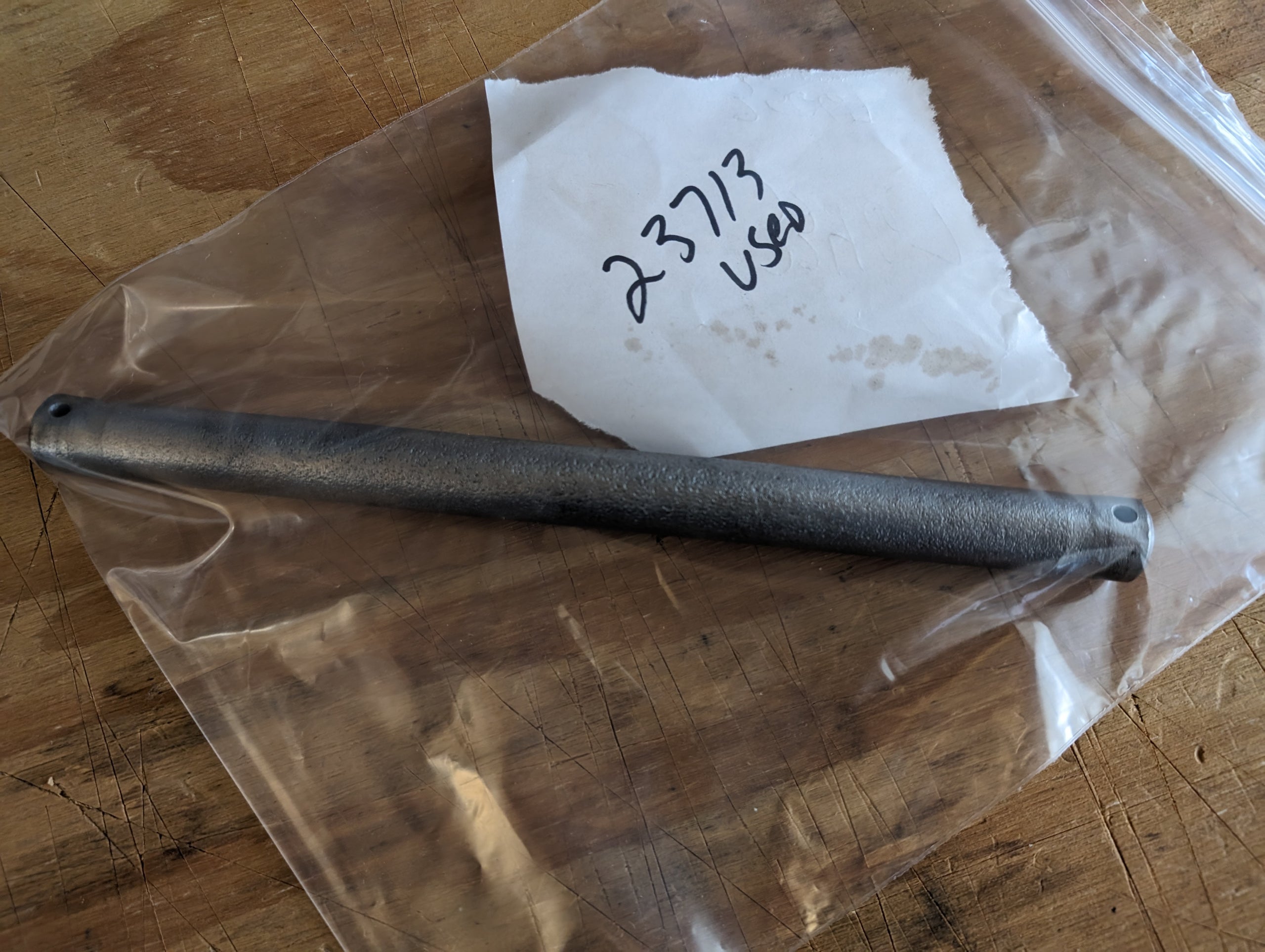 C23713 USED PIN-LIFT ARM PIVOT .6387x9.12 SNOW DIRT BLADE