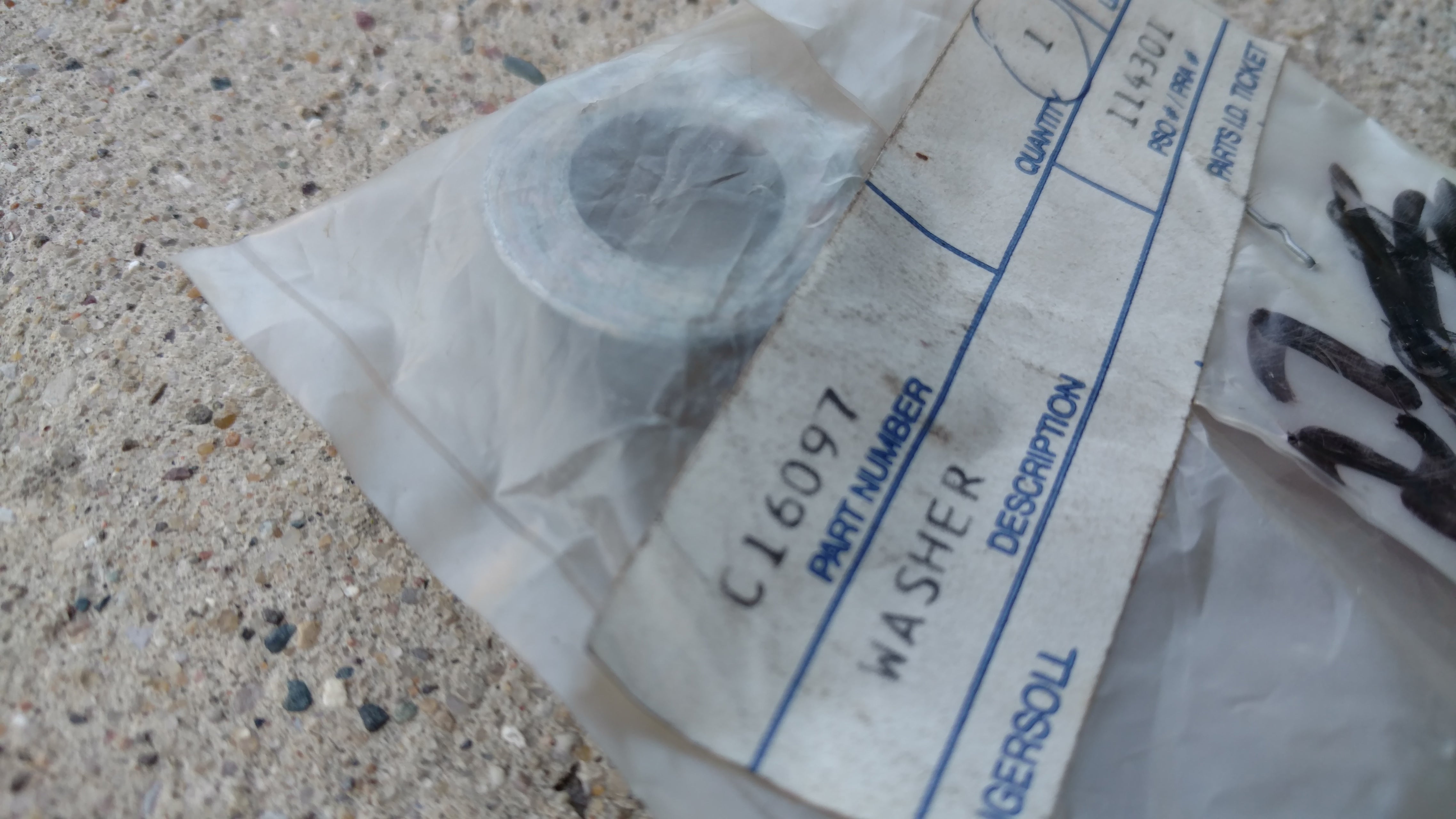 C16097 WASHER - SPECIAL RD ZP.531 X 1