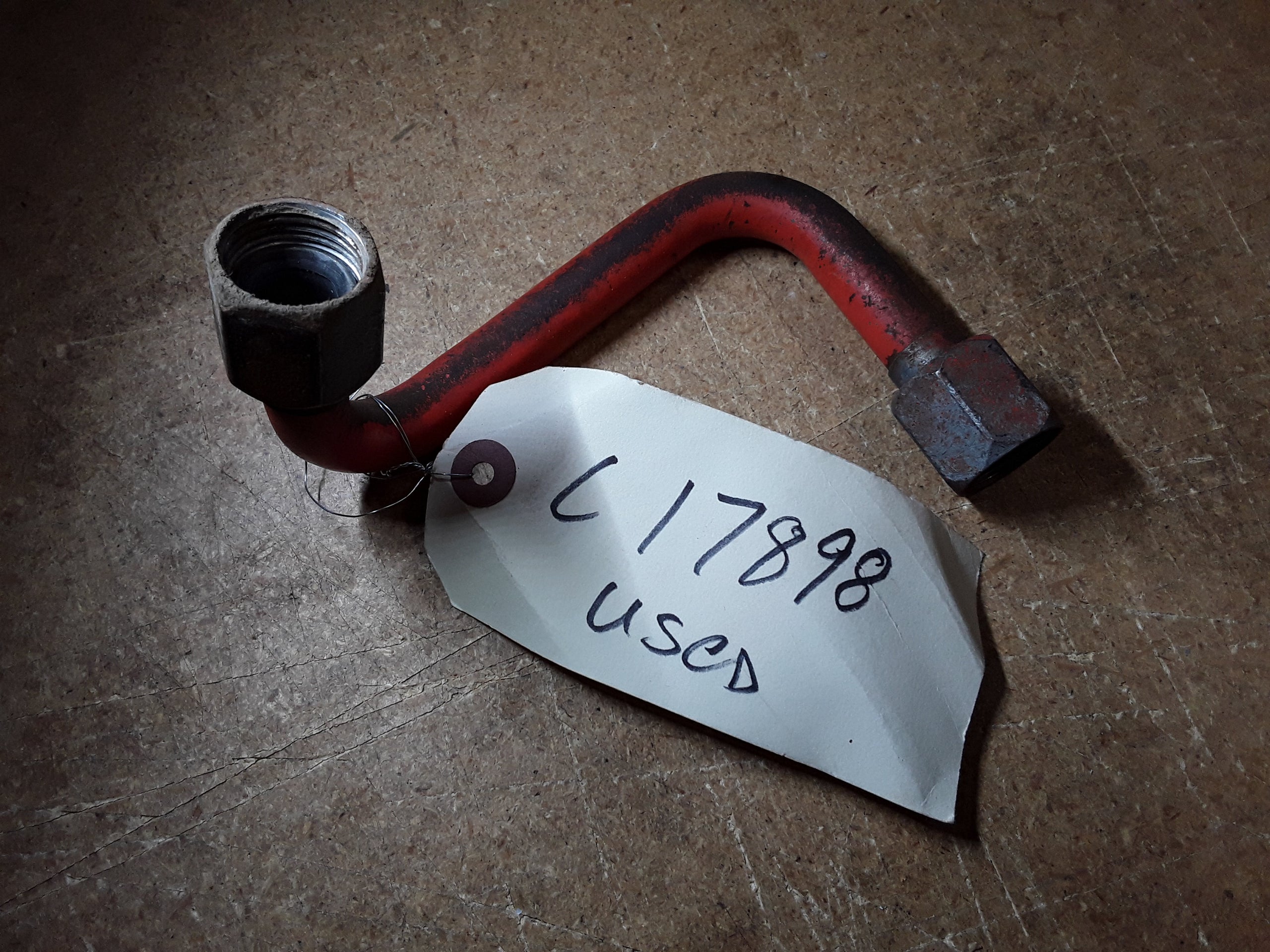 C17898 USED TUBE - VALVE 2 UPPER MOTOR