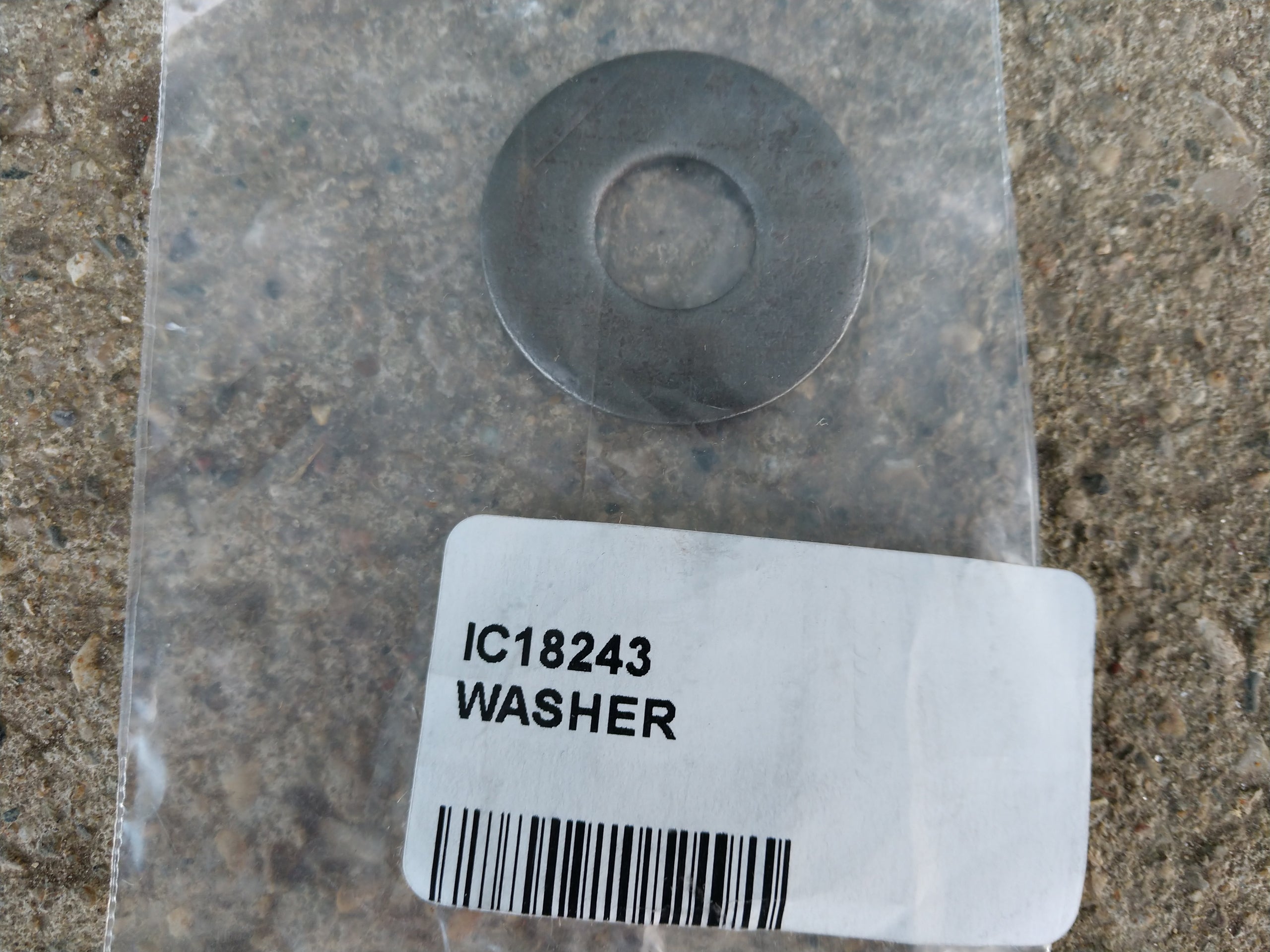 C18243 WASHER .516 x1.38 x.120 PLAIN